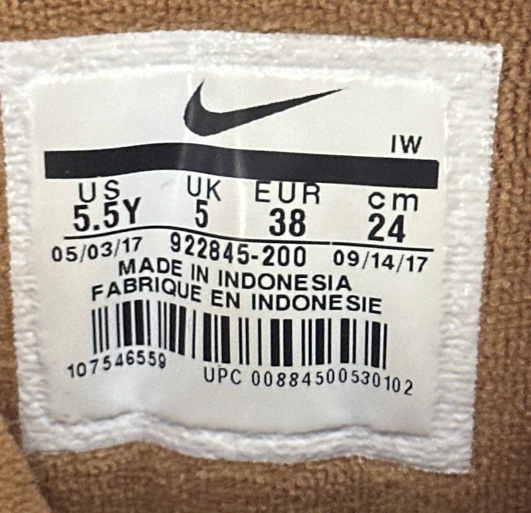 Nike Air More Uptempo GS Flax Size US 5.5 / EU 38 - 11 Thumbnail