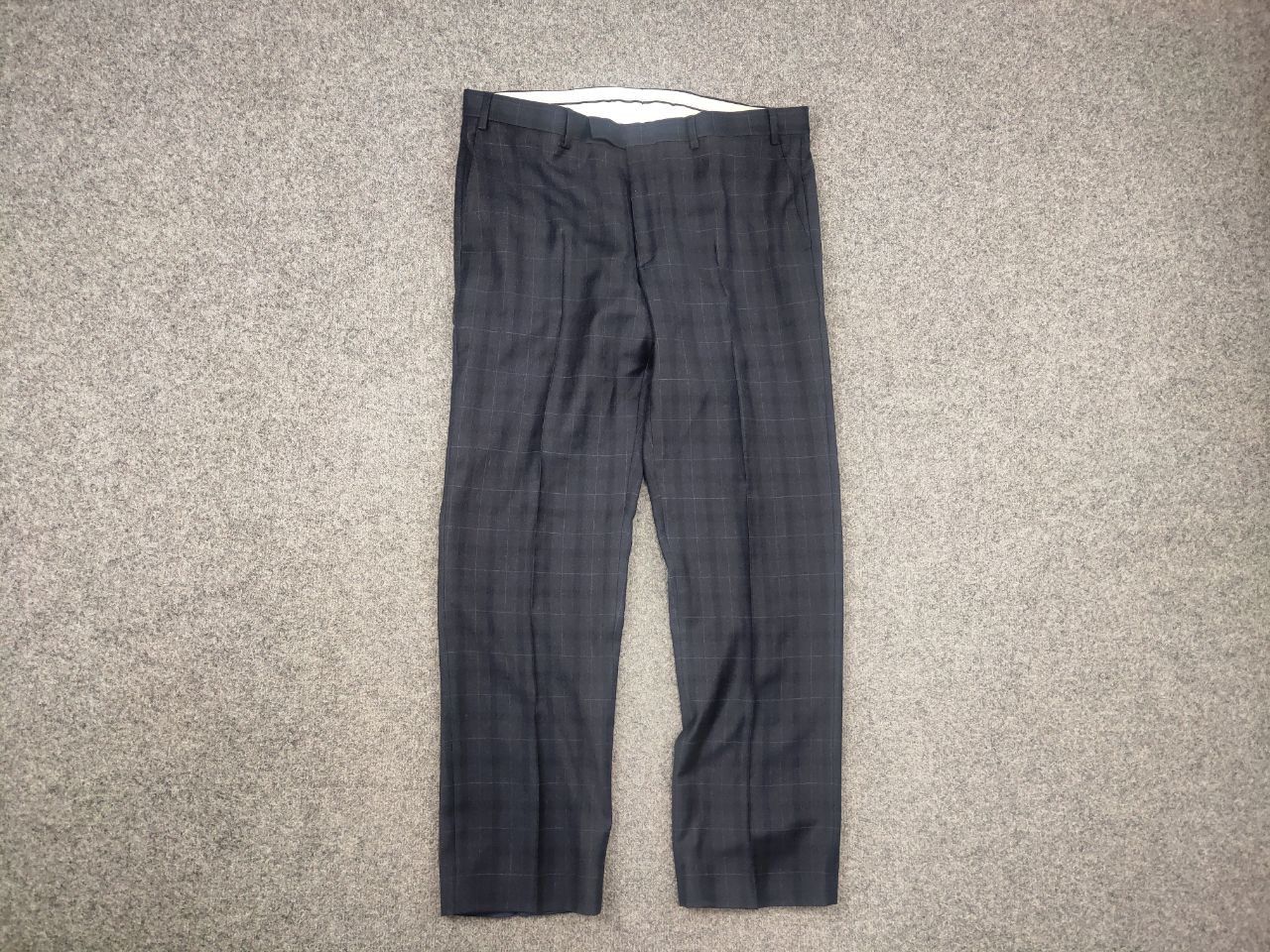 Marks & Spencer Marks & Spencer By Alfred Brown Wool Navy suit Blazer Pants Size 48L - 13 Thumbnail