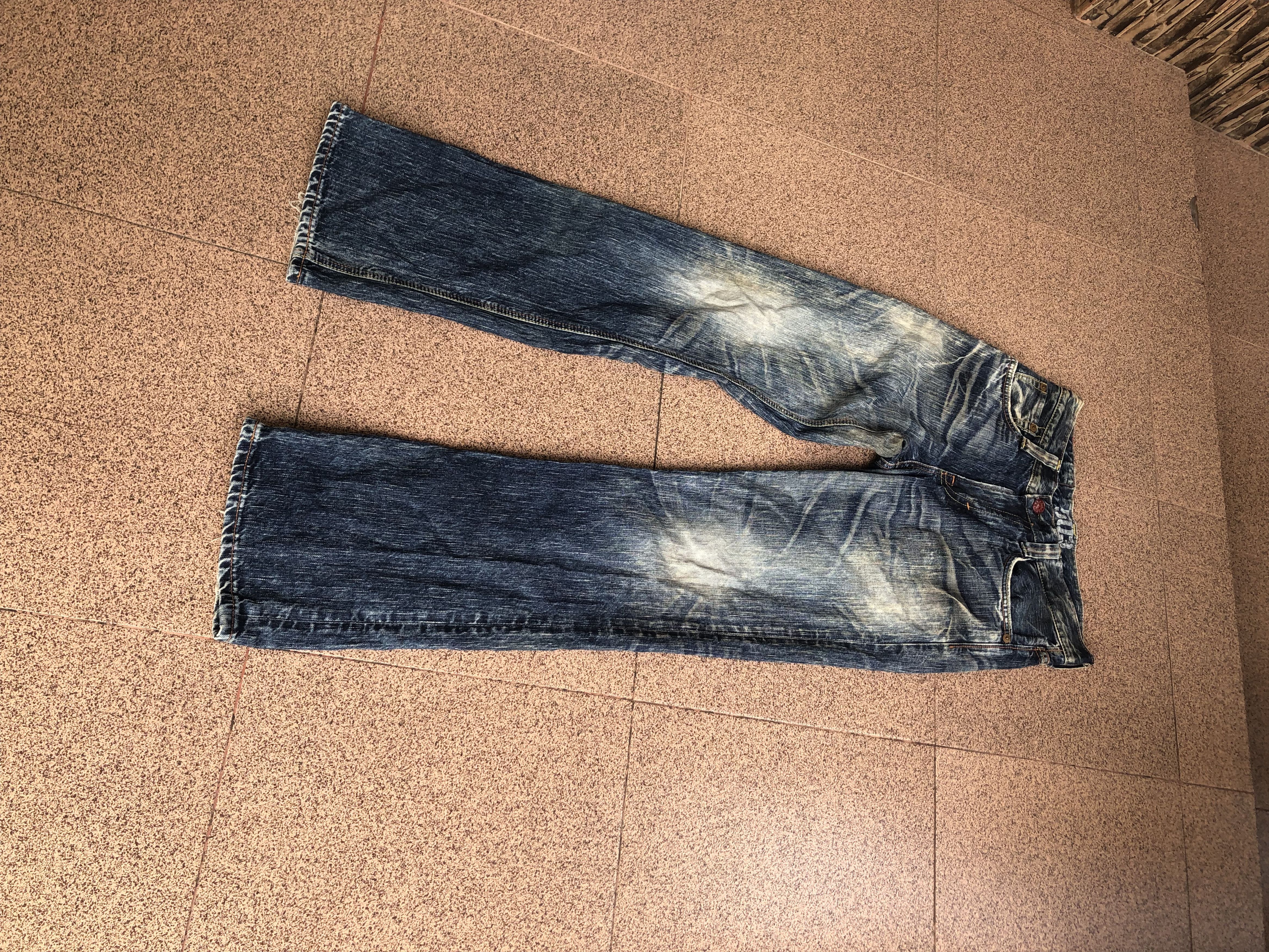 If Six Was Nine Edwin 503 Fading Jeans Vkei Y2k Japanese Size US 32 / EU 48 - 3 Thumbnail