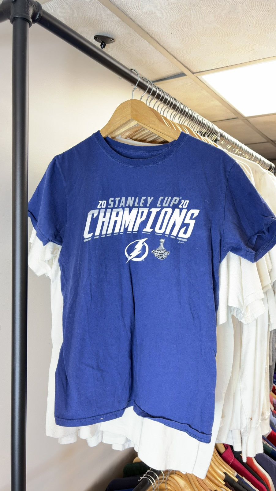Other Tampa Bay Lightning 2020 Champions Tee - Blue Size US M / EU 48-50 / 2 - 1 Thumbnail