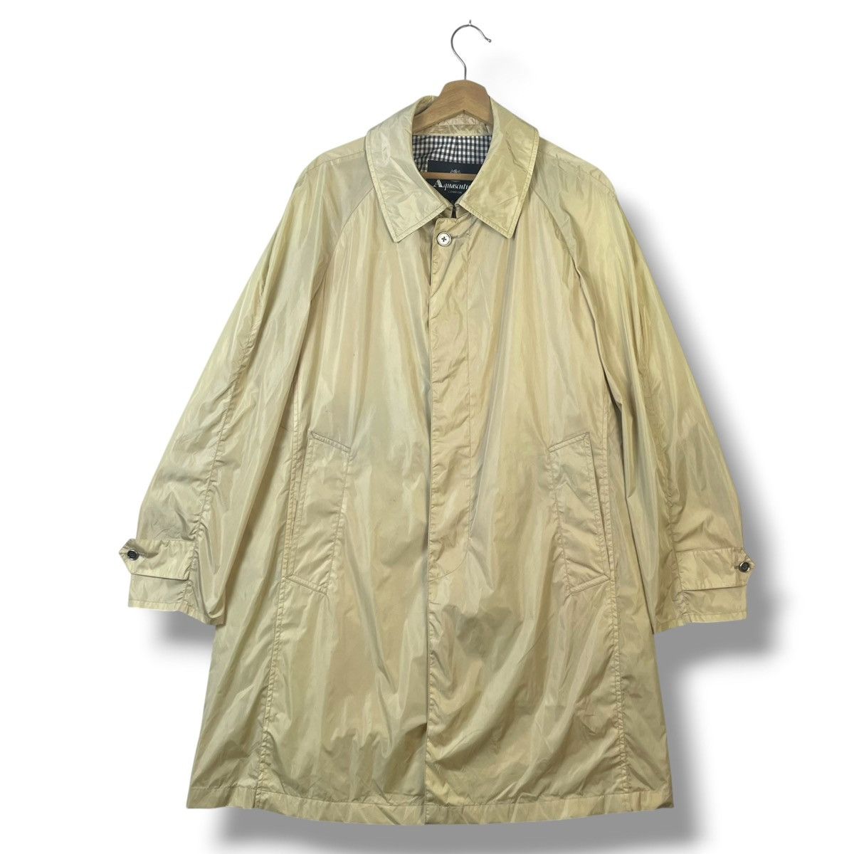 Aquascutum AQUASCUTUM LONDON NYLON BLEND LONG COAT JACKET Size US L / EU 52-54 / 3 - 1 Thumbnail