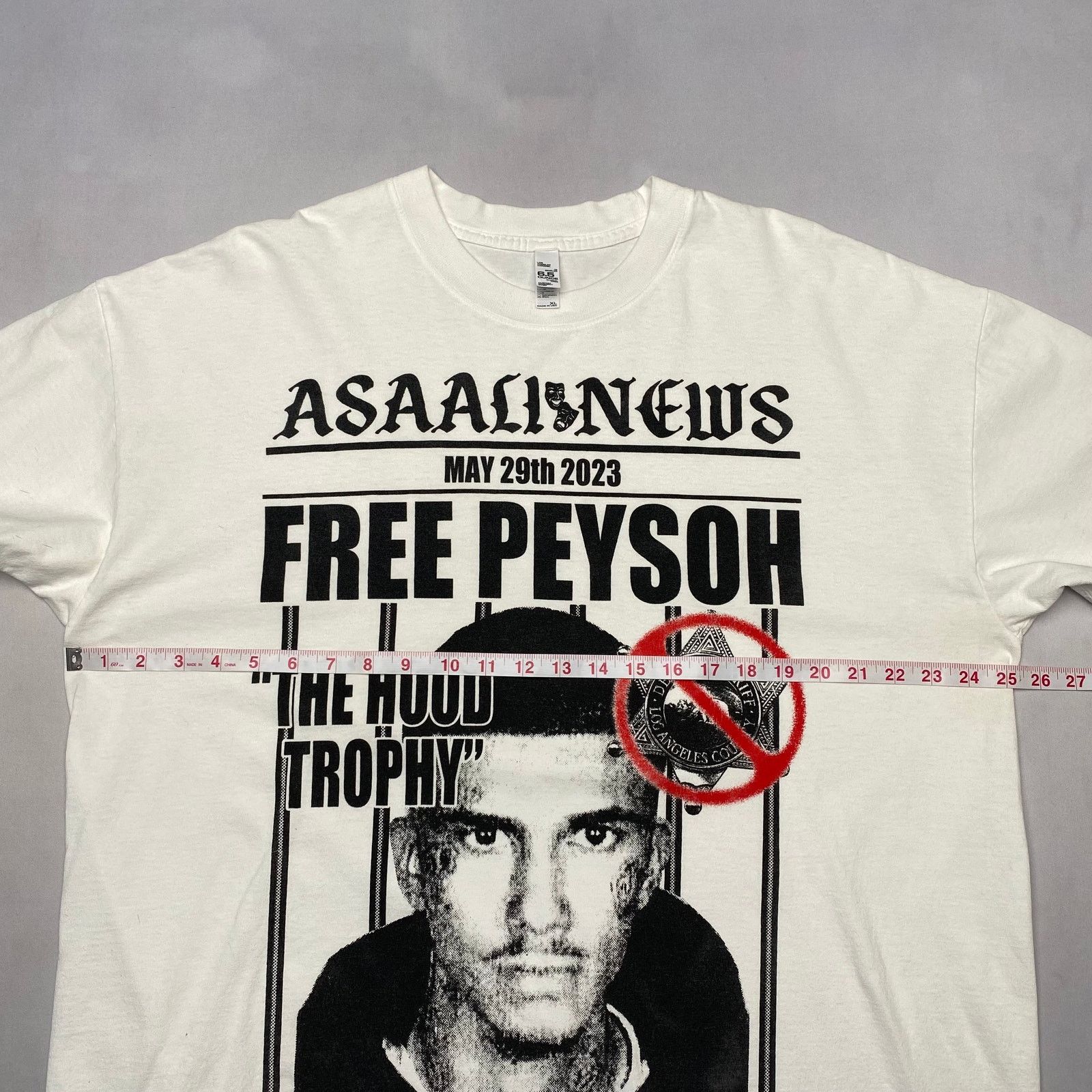Los Angeles Apparel Asaali Free Peysoh The Hood Trophy Shirt Men's XL Streetwear Size US XL / EU 56 / 4 - 7 Thumbnail