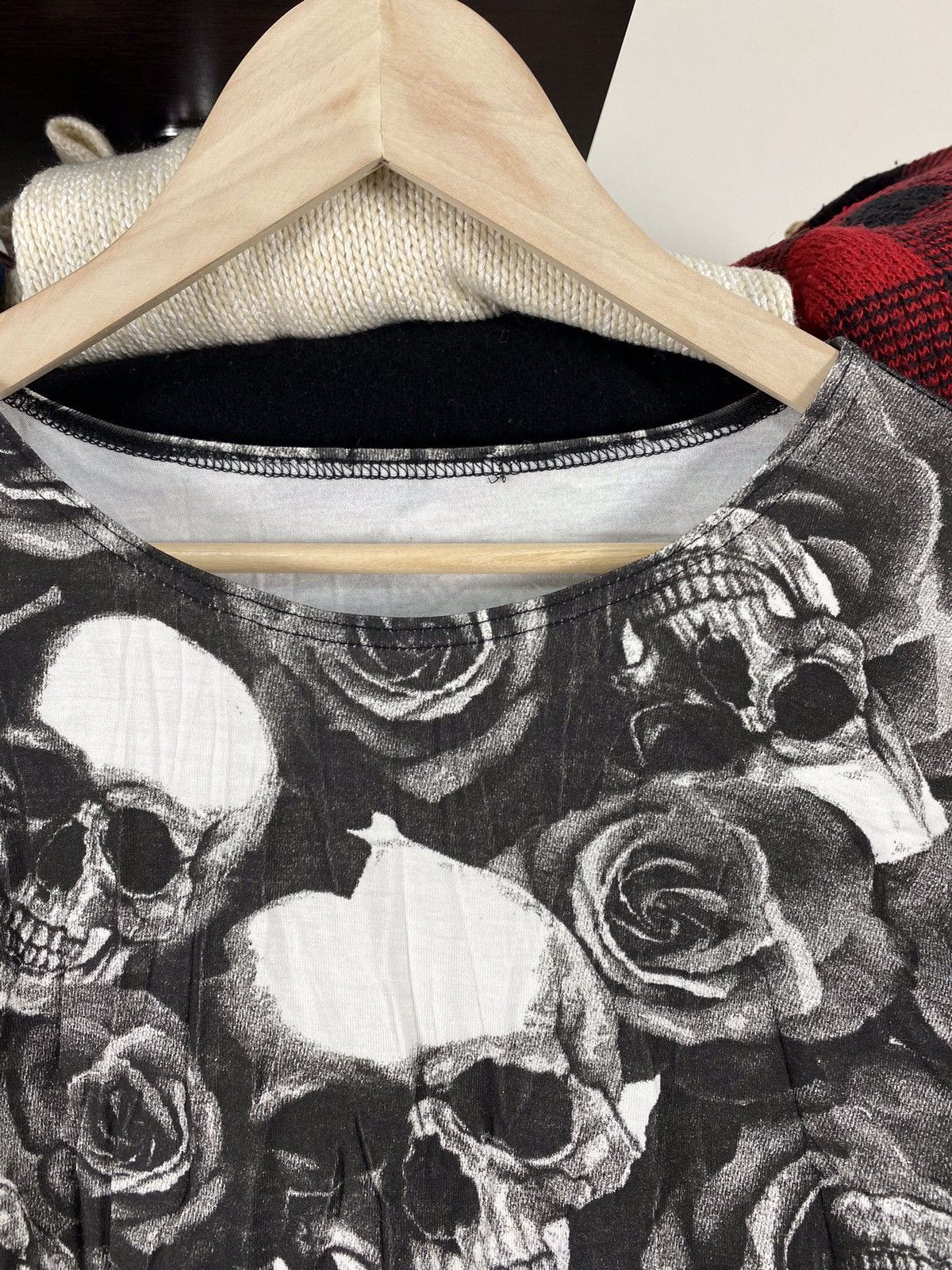 20471120 × Hysteric Glamour × Le Grande Bleu (L.G.B.) Mesh Top Skull Style Transparent Long Sleeve Size US S / EU 44-46 / 1 - 5 Thumbnail