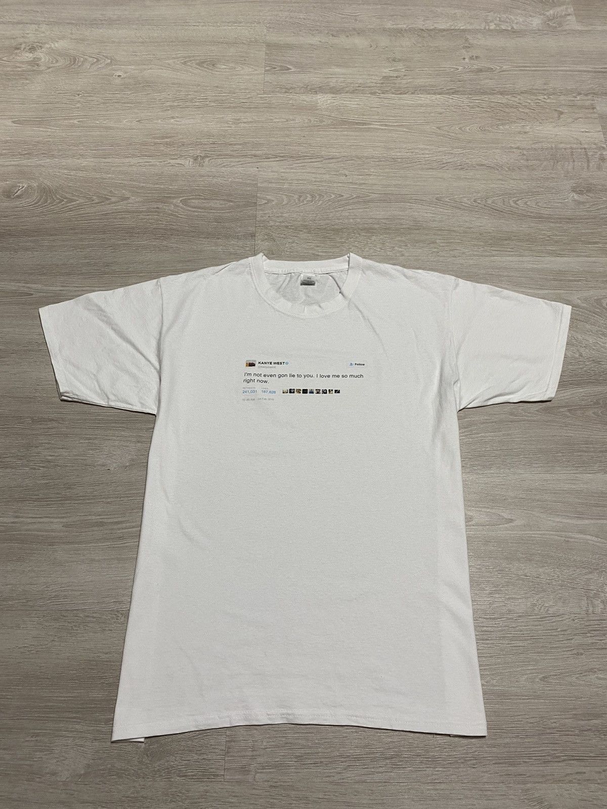 Kanye West Kanye West Tweet White or Black T-Shirt Funny Celebrity Size US M / EU 48-50 / 2 - 2 Thumbnail