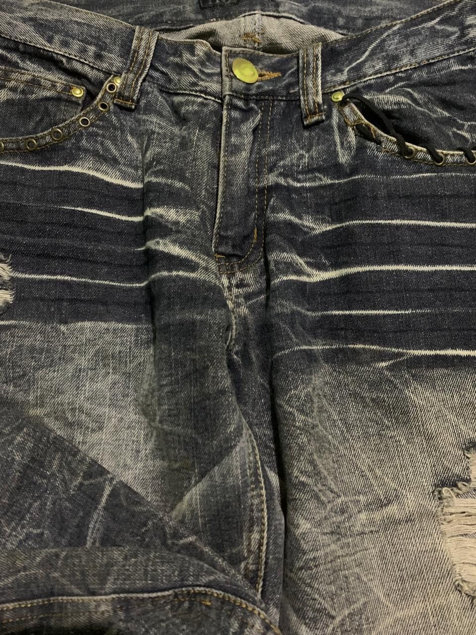 Hysteric Glamour × Japanese Brand × PPFM Japanese brand black baccara distressed flare jeans Size US 32 / EU 48 - 3 Thumbnail