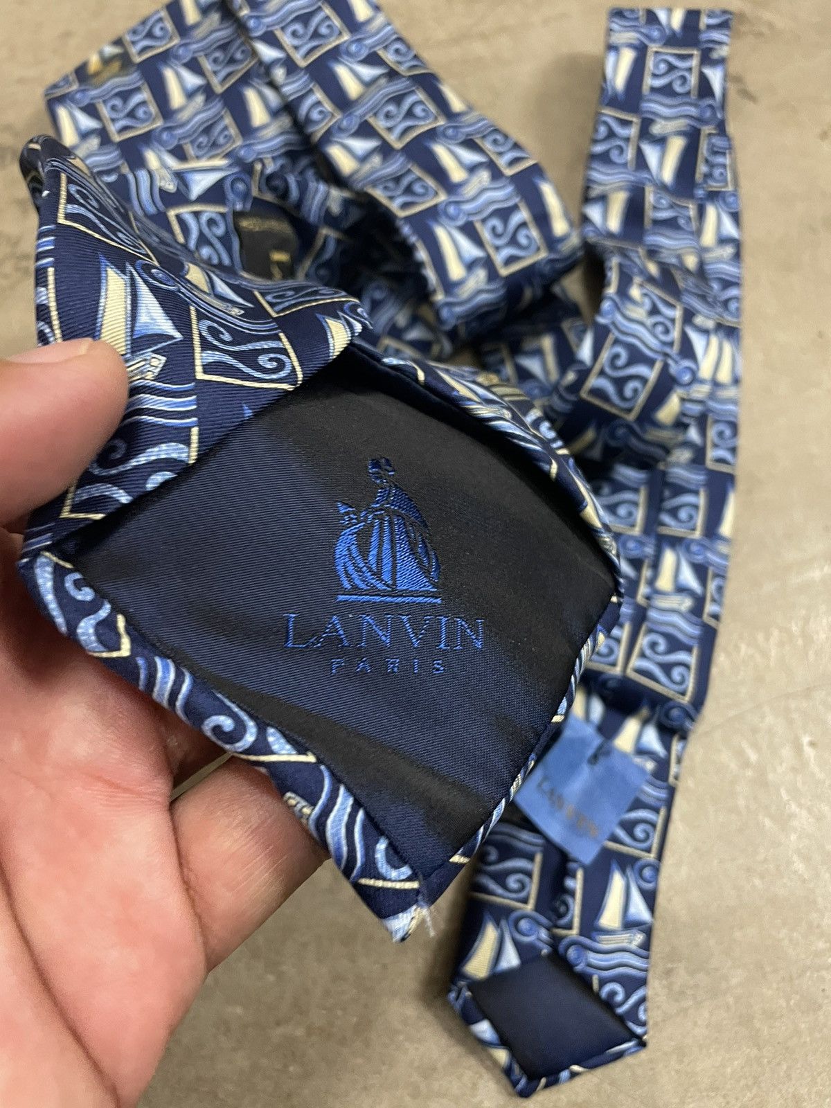 Lanvin Lanvin Men Necktie 100 Silk Size ONE SIZE - 4 Thumbnail