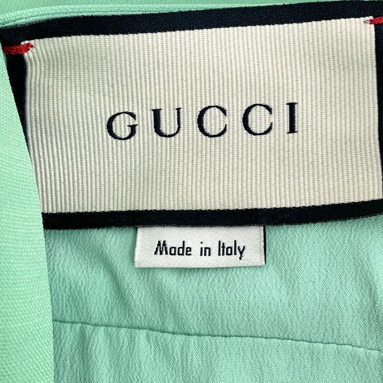 Gucci Gucci Green wool sleeveless backless strap dress Size M / US 6-8 / IT 42-44 - 5 Thumbnail