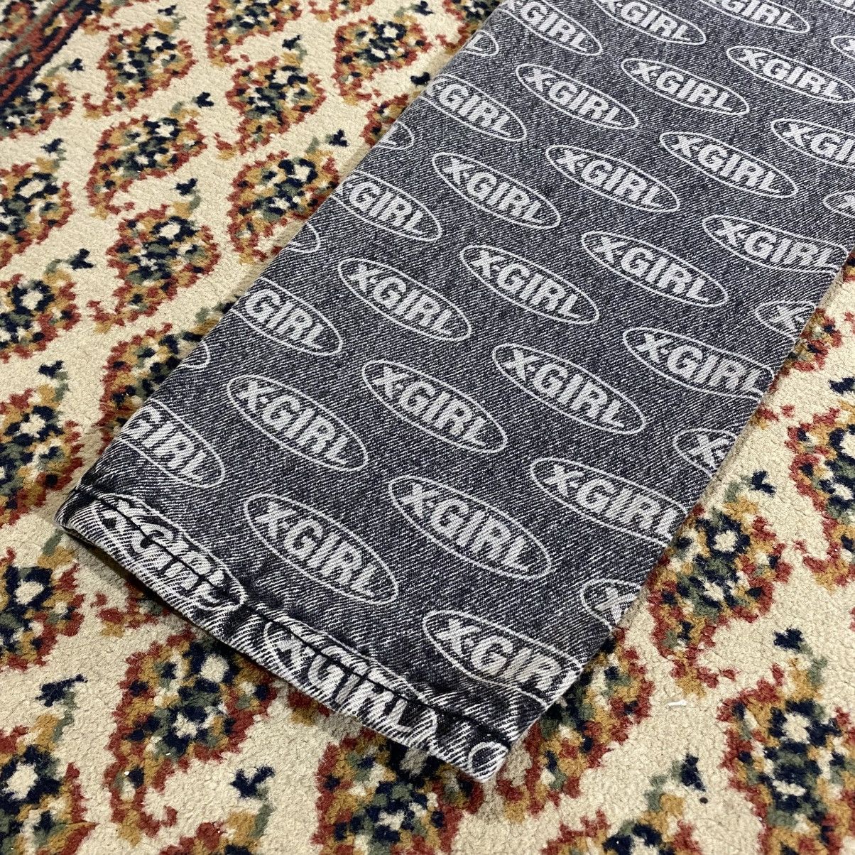Designer × Japanese Brand X-Girl Oval LG Denim PT Women’s Jeans Size 27" / US 4 / IT 40 - 10 Thumbnail