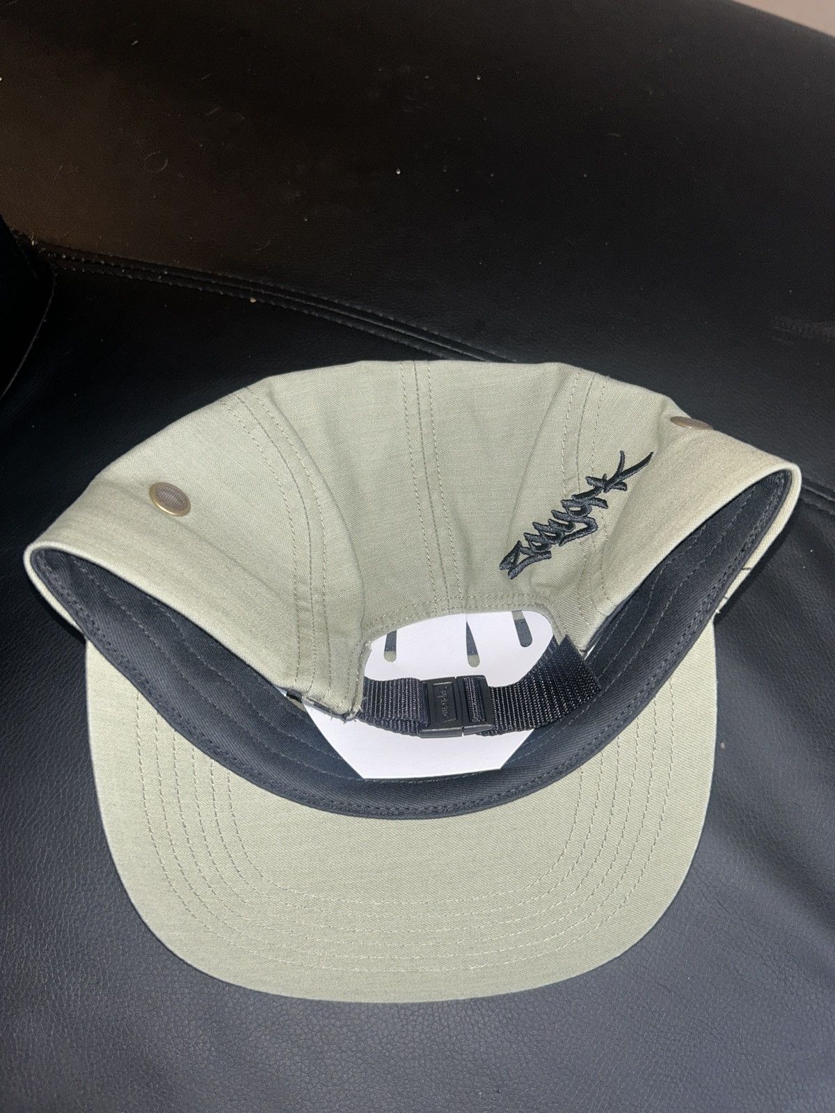 Supreme x zoo York light olive camp cap
