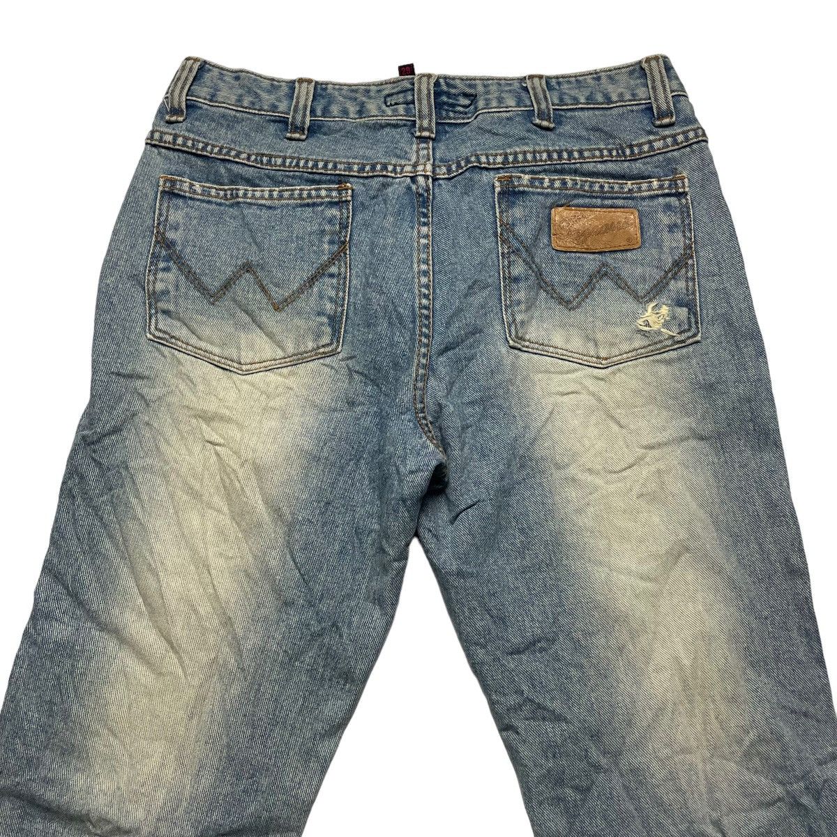 If Six Was Nine 🇯🇵 SUPER FLARE TANTRA DISTRESSED RUSTY DENIM PANTS Size US 29 - 5 Thumbnail