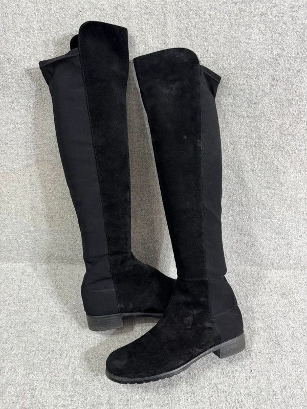 Stuart Weitzman Stuart Weitzman 5050 Iconic Over The Knee Boot size 38,5 Size US 8.5 / IT 38.5 - 1 Thumbnail