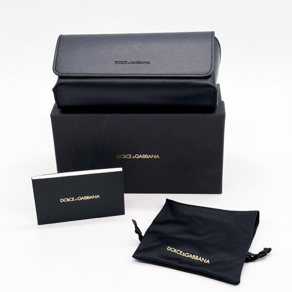 Dolce & Gabbana NEW DOLCE&GABBANA SUNGLASSES DG6204 501/75 BLACK RED WOMEN E Size ONE SIZE - 9 Thumbnail