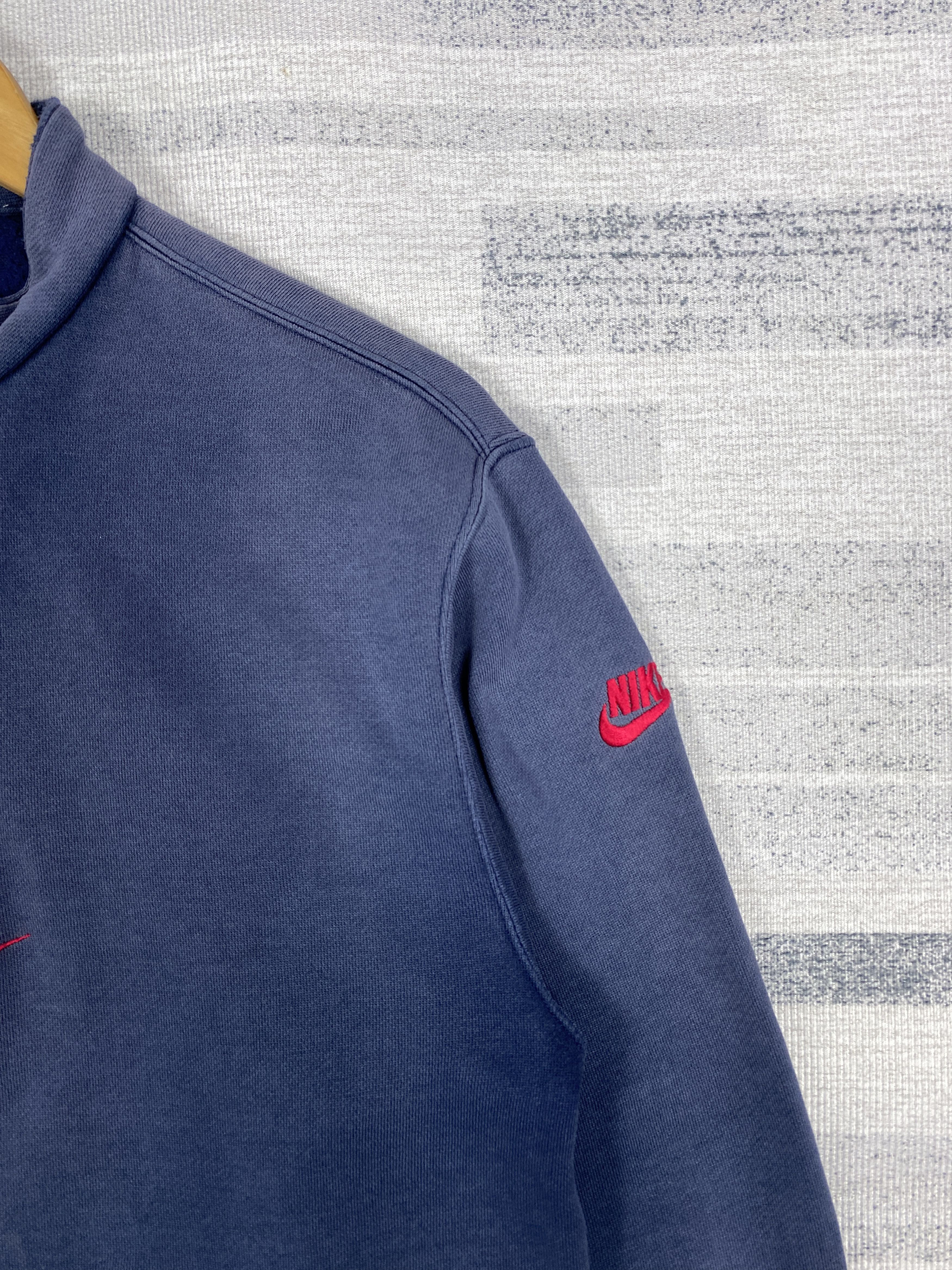 Nike × Vintage Vintage Nike Half Zipper Faded Sweatshirts Size US S / EU 44-46 / 1 - 4 Thumbnail