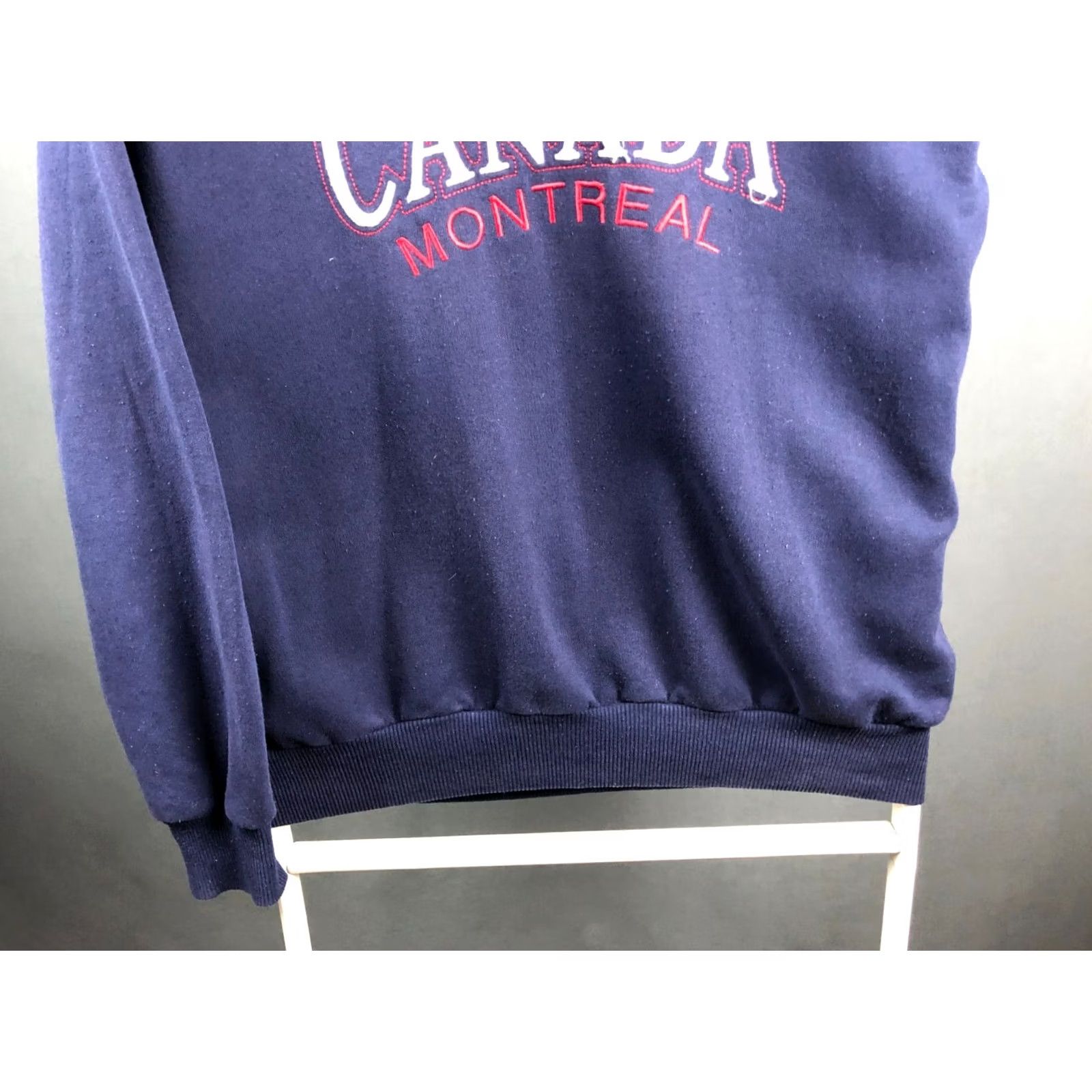 Vintage Cityscape Sweatshirt Men S Blue Canada Logo Crew Neck Cotton Polyester Jersey Pullover Comfortable Regular Fit Size US S / EU 44-46 / 1 - 7 Thumbnail