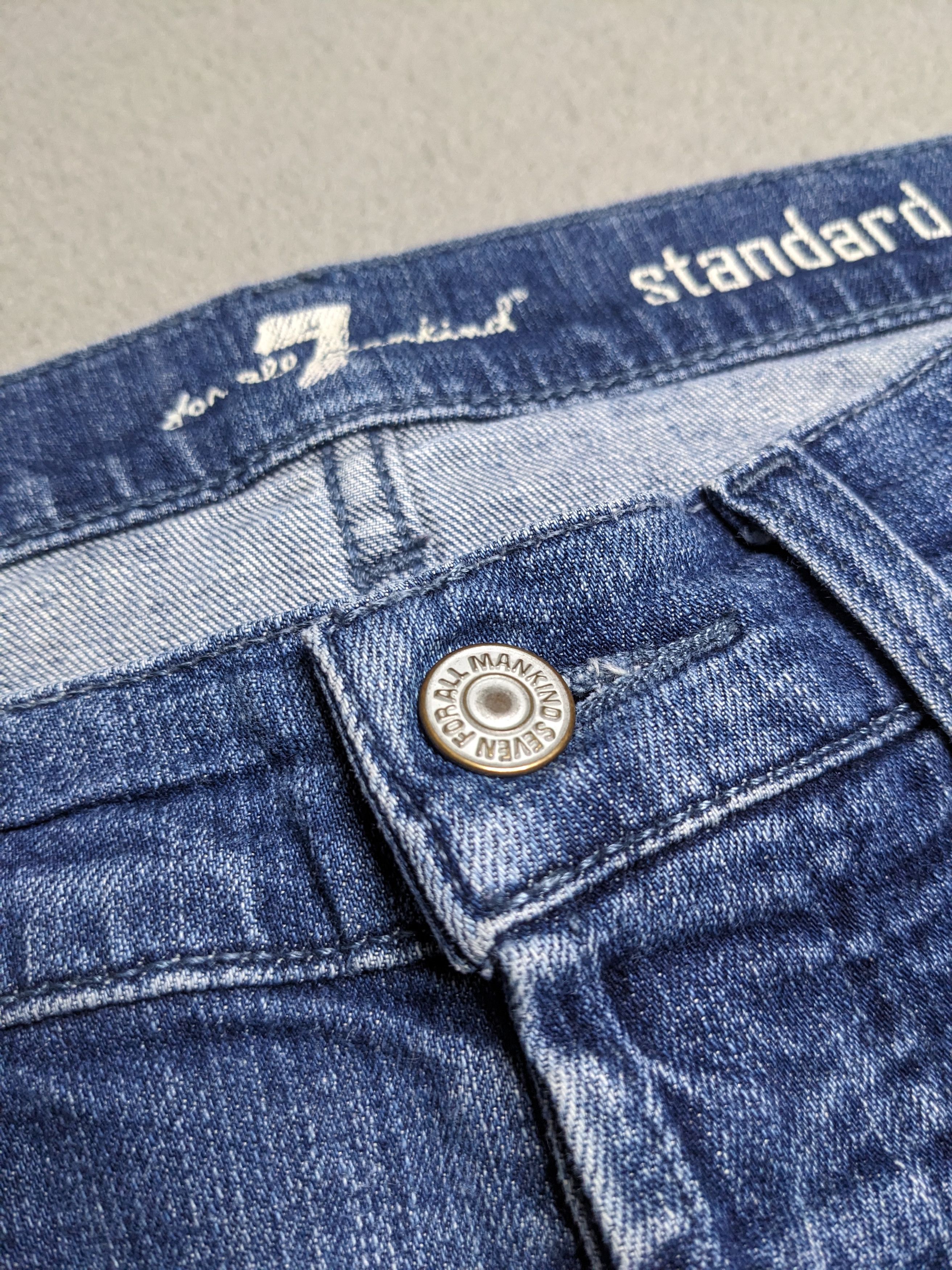 7 For All Mankind 7 For All Mankind Standard Jeans 32x31 Denim Button Fly Y2K Size US 32 / EU 48 - 6 Thumbnail