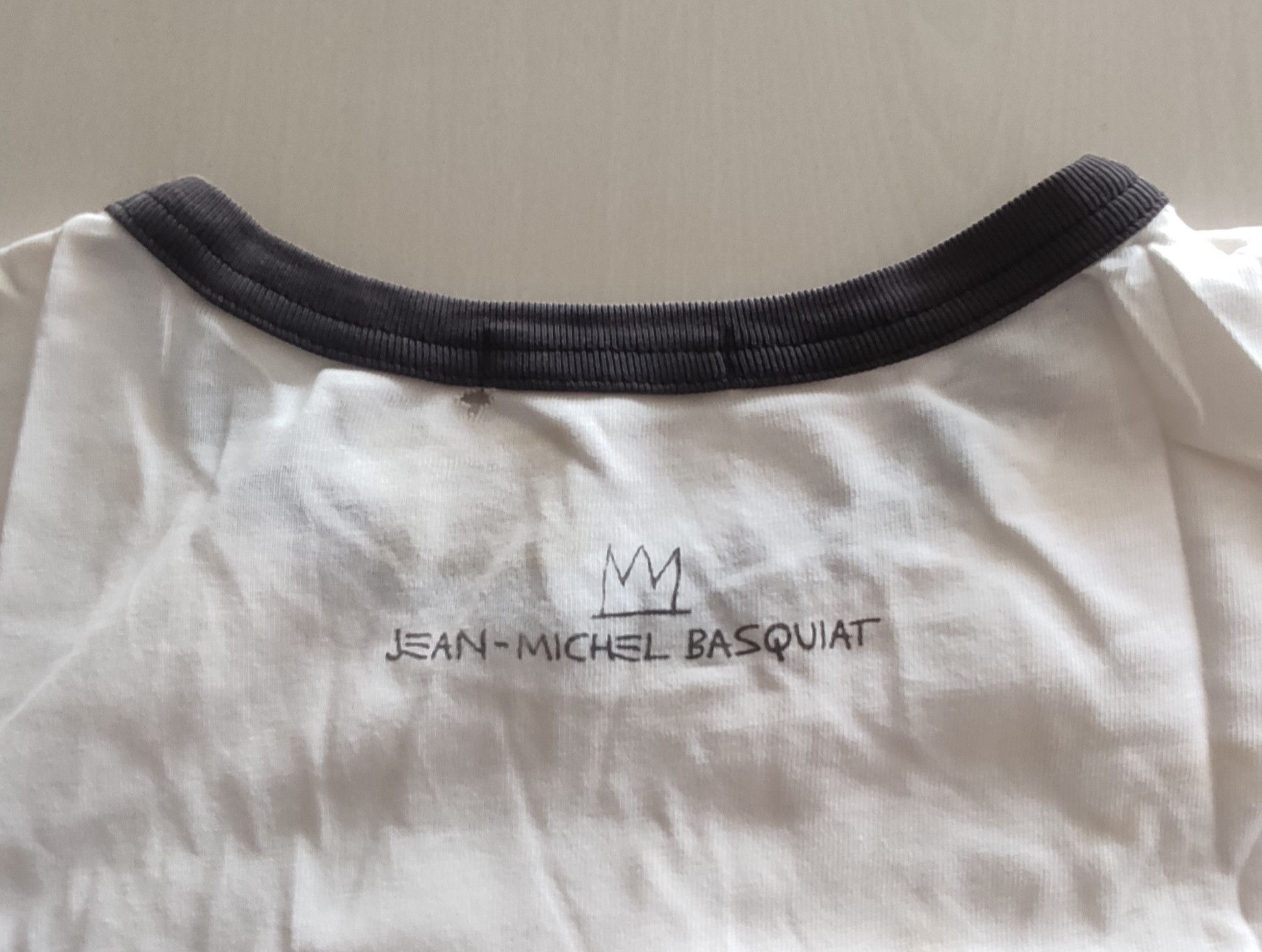 Hypebeast × Jean-Michel Basquiat Jean Michel Basquiat Ringer Tee Pop Art Size US XL / EU 56 / 4 - 7 Thumbnail