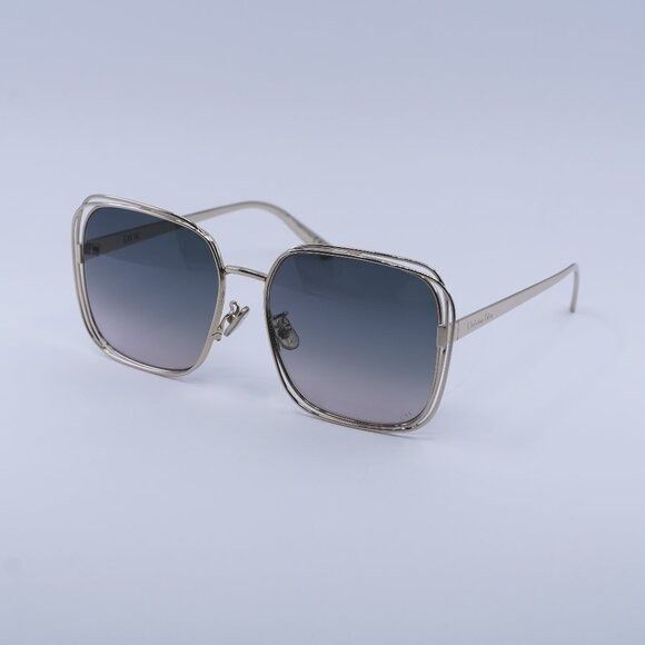 Dior 🕶️ New Dior DIORFILDIOR S1U D0AL Sunglasses - Gold Frame Size ONE SIZE - 2 Thumbnail