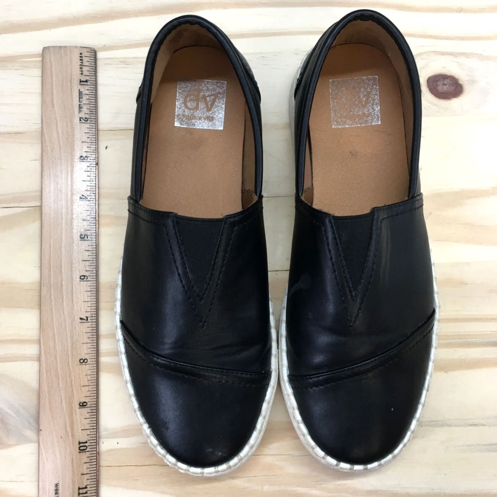 Dolce Vita Dolce Vita Loafer Womens 7 Black Sumna Round Toe Slip On Casual Comfort Leather Shoe Size US 7 / IT 37 - 6 Thumbnail
