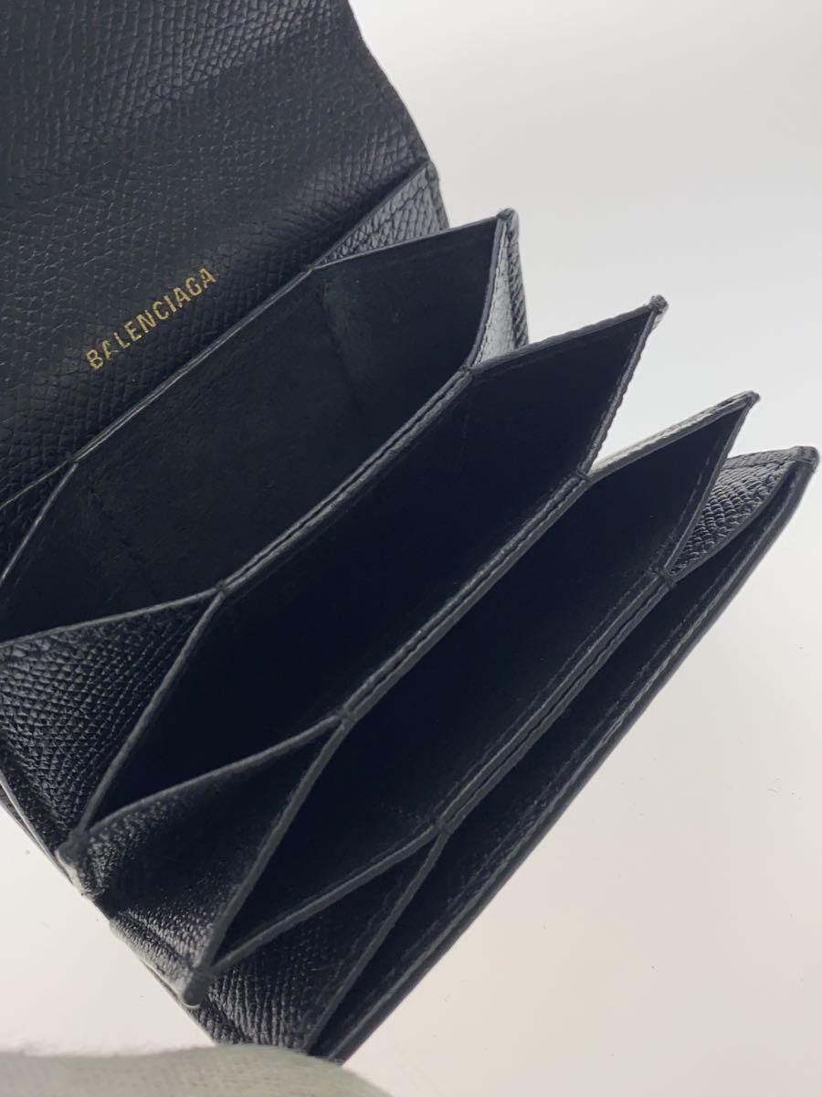 Balenciaga Balenciaga Leather Card Case Black Size ONE SIZE - 5 Thumbnail