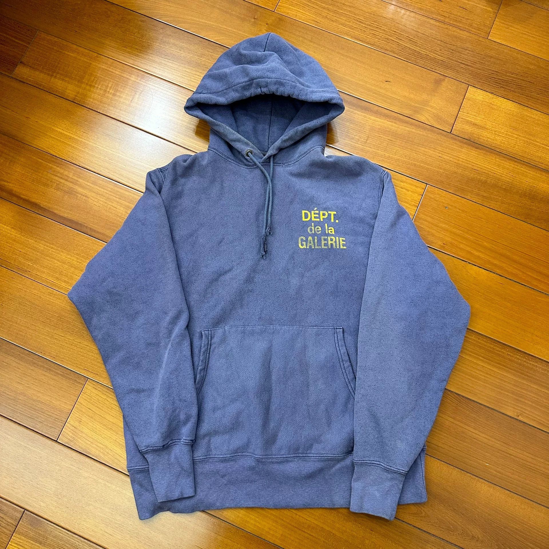 Virgil Abloh Gallery Dept Vintage Wash Purple Hoodie Size US M / EU 48-50 / 2 - 1 Thumbnail