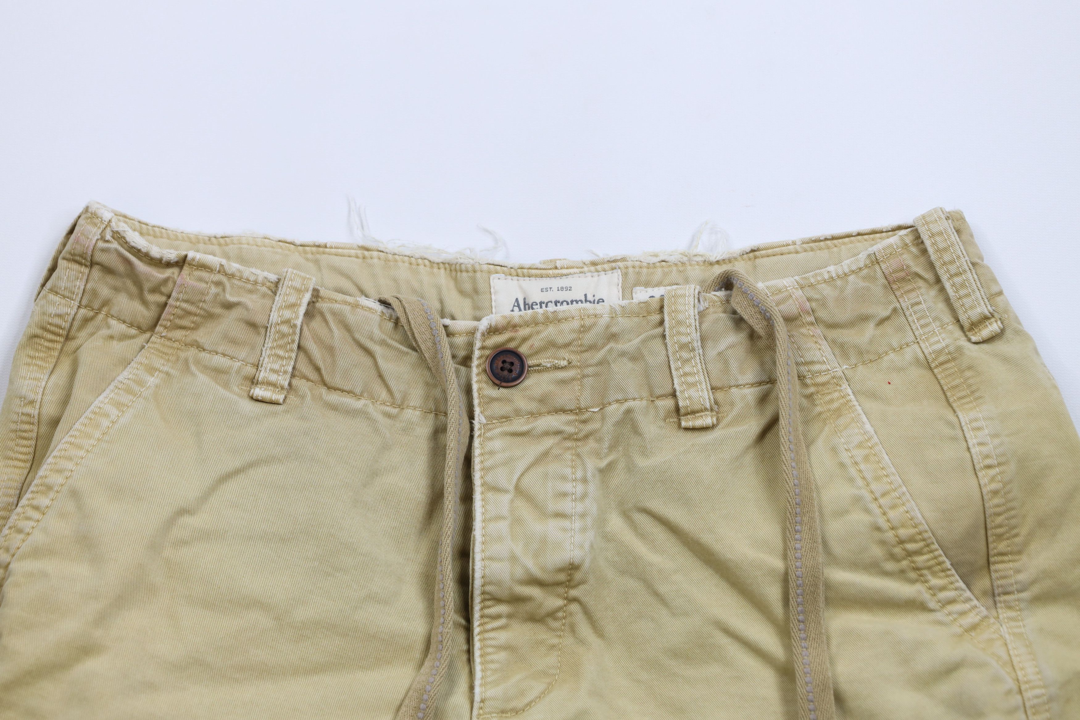Abercrombie & Fitch × Vintage Vintage Abercrombie & Fitch Button Fly Heavy Cargo Shorts Size US 33 - 2 Thumbnail