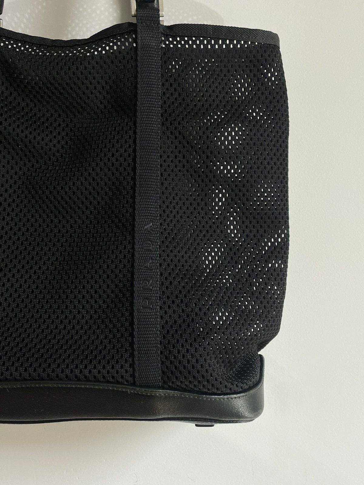 Prada Prada Bag Hand 1999 Tote Wallet Nylon Leather Sport Vintage Size ONE SIZE - 5 Thumbnail