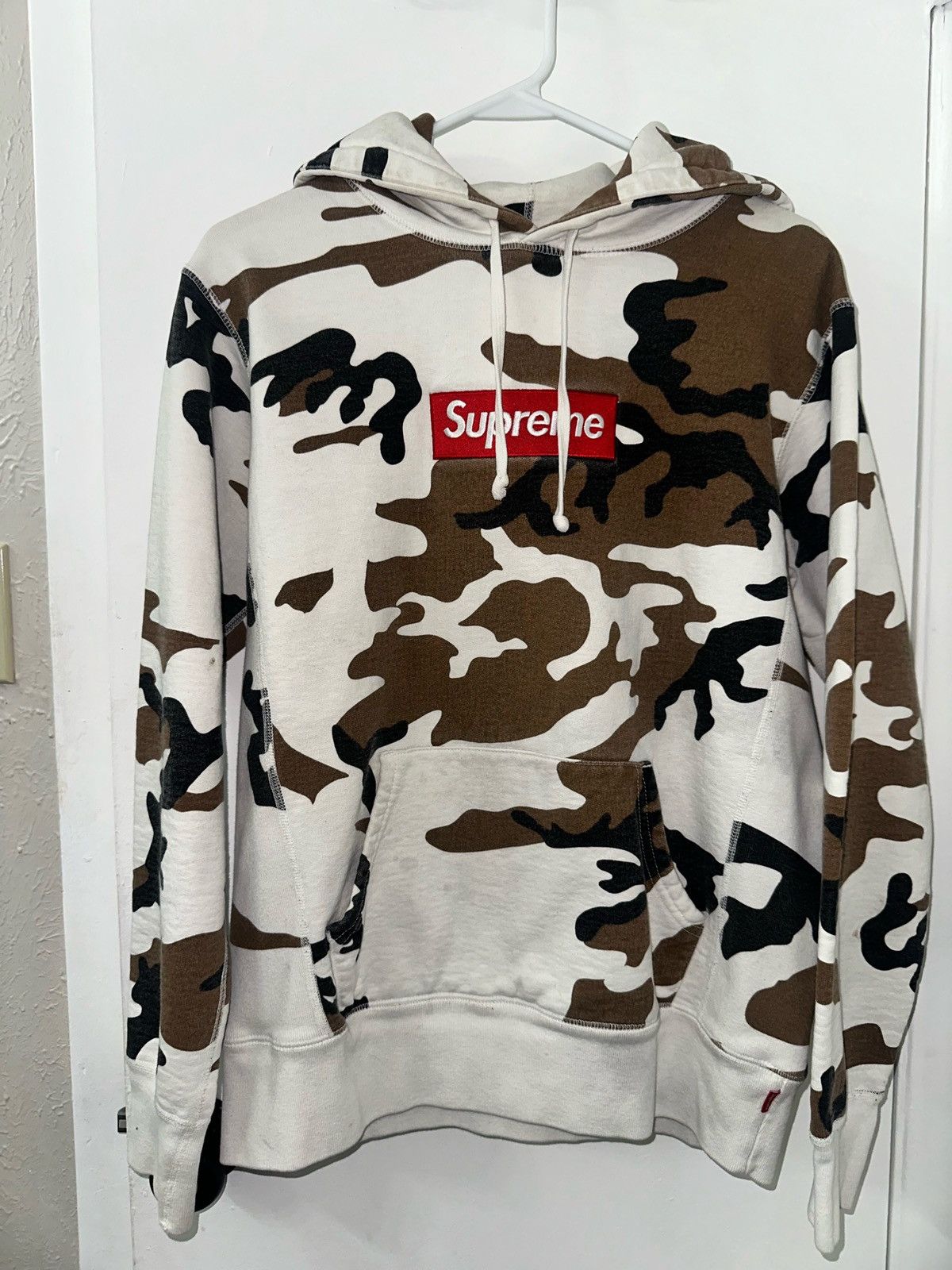 Supreme SUPREME CHOCOLATE CHIP CAMO HOODIE Size US S / EU 44-46 / 1 - 1 Thumbnail