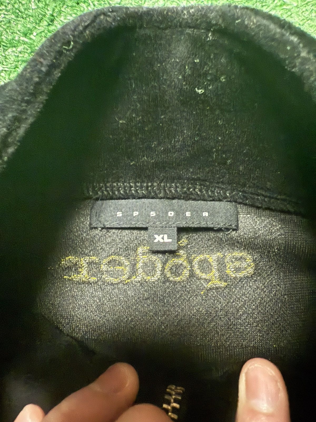 Sp5der Sp5der velour track suit top Size US XL / EU 56 / 4 - 4 Thumbnail