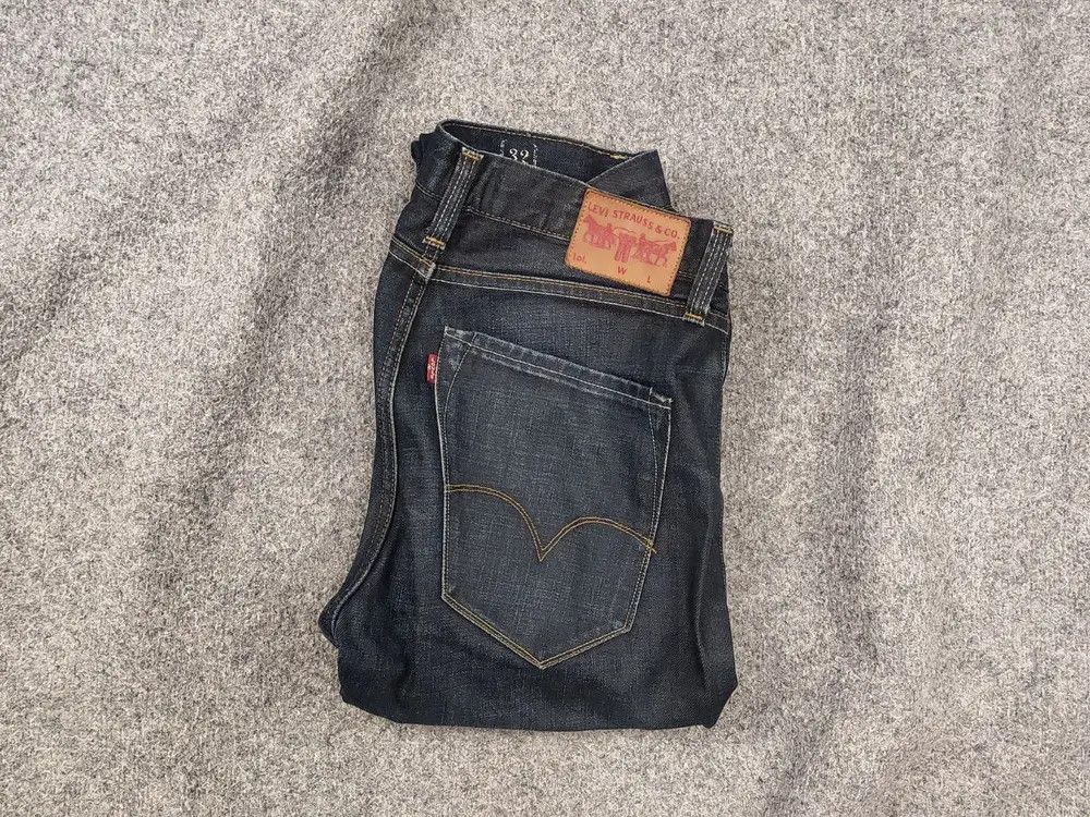 Levi's Vintage Levis Dark Waxed Denim Jeans if six was nine style Size US 32 / EU 48 - 1 Thumbnail