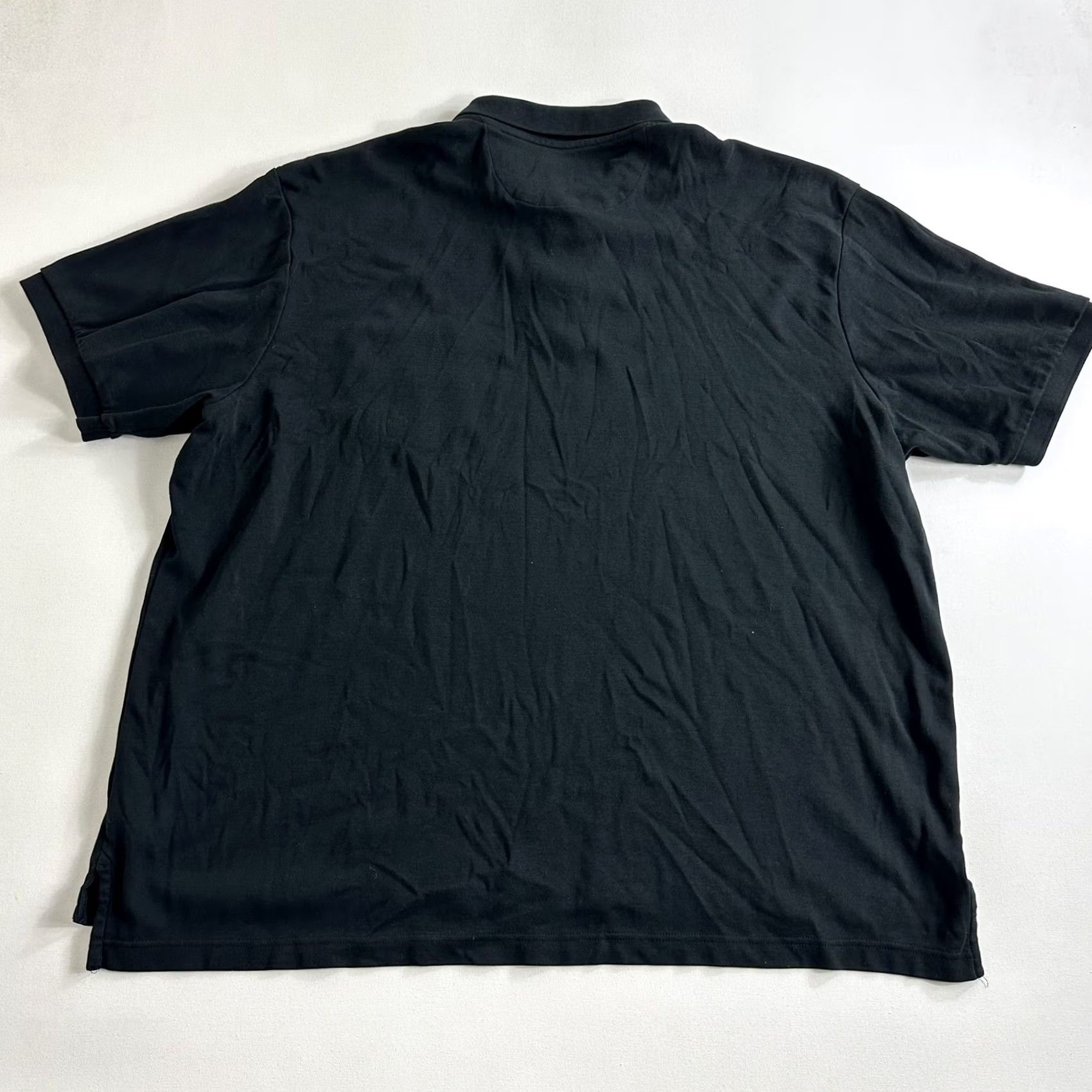 Chaps Chaps Polo Shirt Short Sleeve Black 4XB Big & Tall Casual Golf Men’s Shirt Knit Cotton Logo Casual Wear Regul ar Fit Mens Size US XXL / EU 58 / 5 - 2 Thumbnail