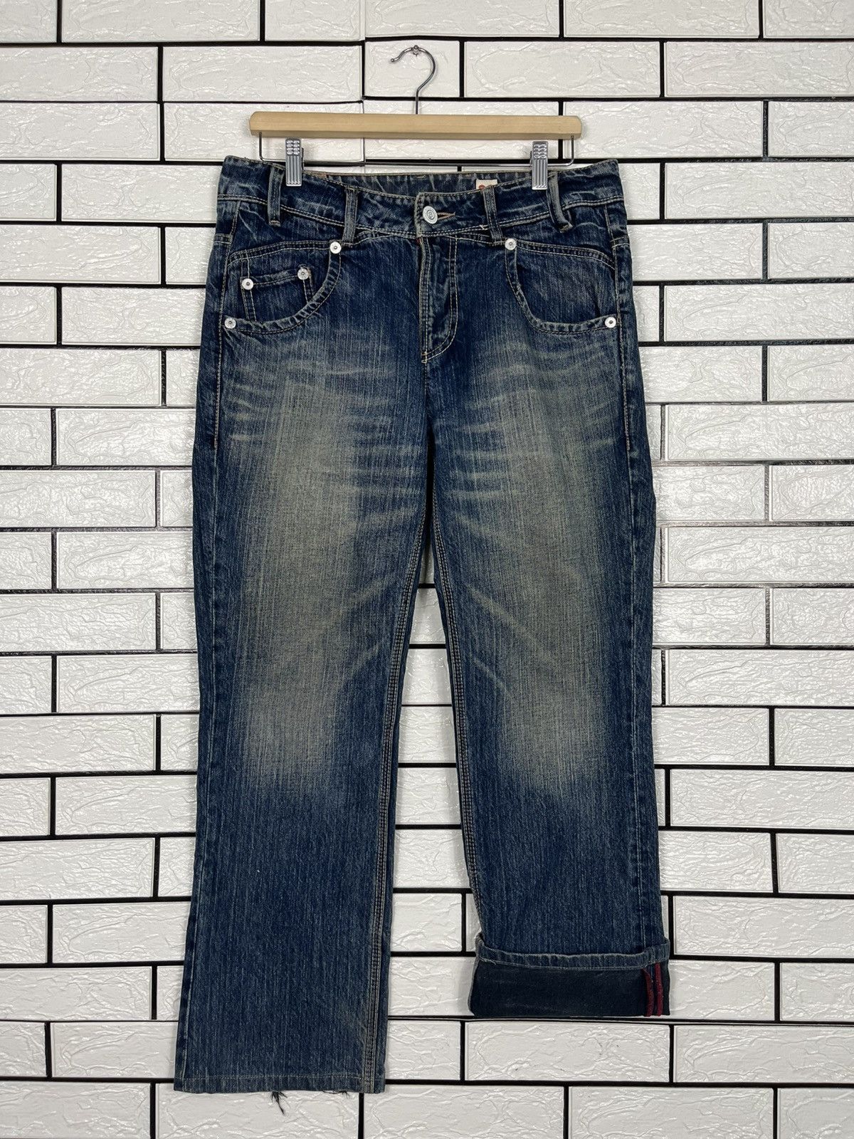 Japanese Brand Vintage Rush Hour Daily Used Workwear Denim Size US 32 / EU 48 - 11 Thumbnail