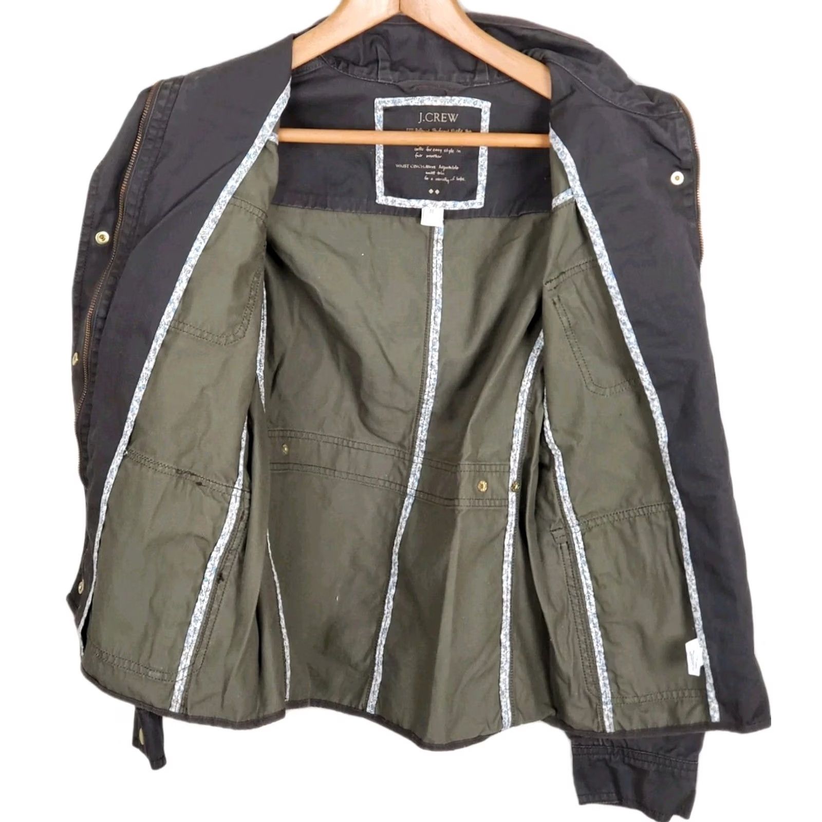 J.Crew Dark Olive Womens Size M - Size M / US 6-8 / IT 42-44 - 3 Thumbnail