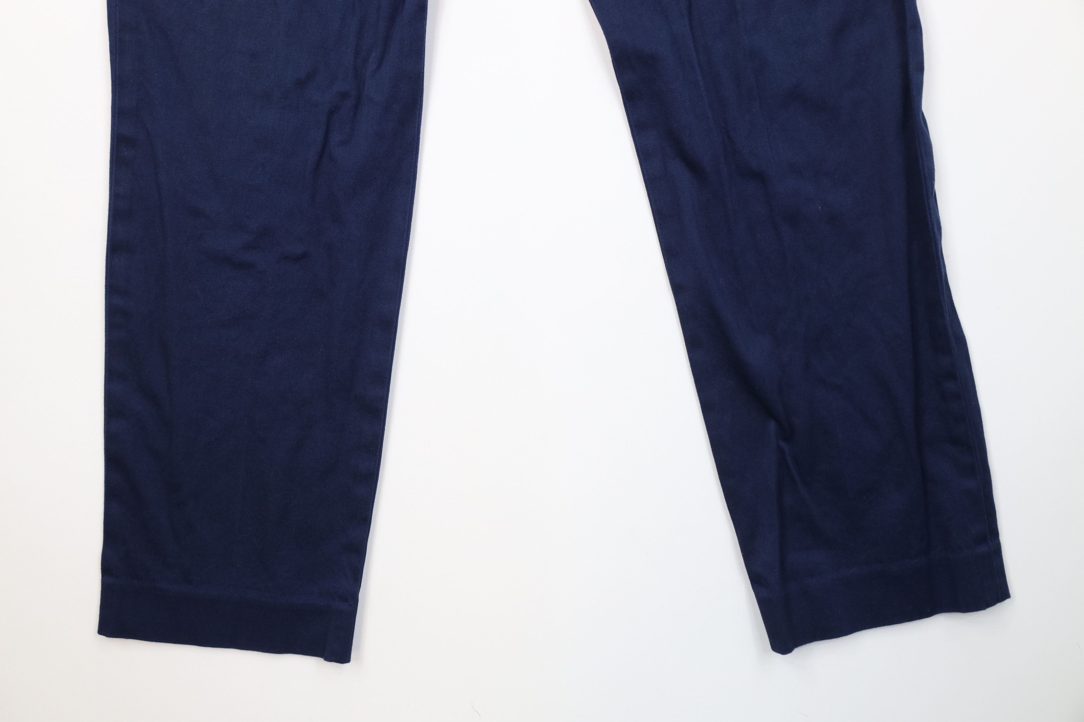 J.Crew J Crew Bowery Slim Fit Chino Pants Trousers Navy Blue Size US 31 - 4 Thumbnail