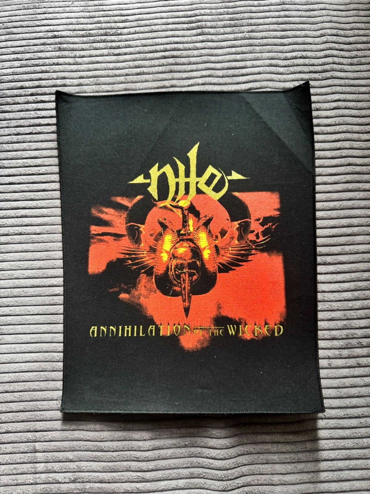 Band Tees Vintage Nile 2005 hardcore punk Metal Back Patch Memorabilia Size ONE SIZE - 1 Thumbnail