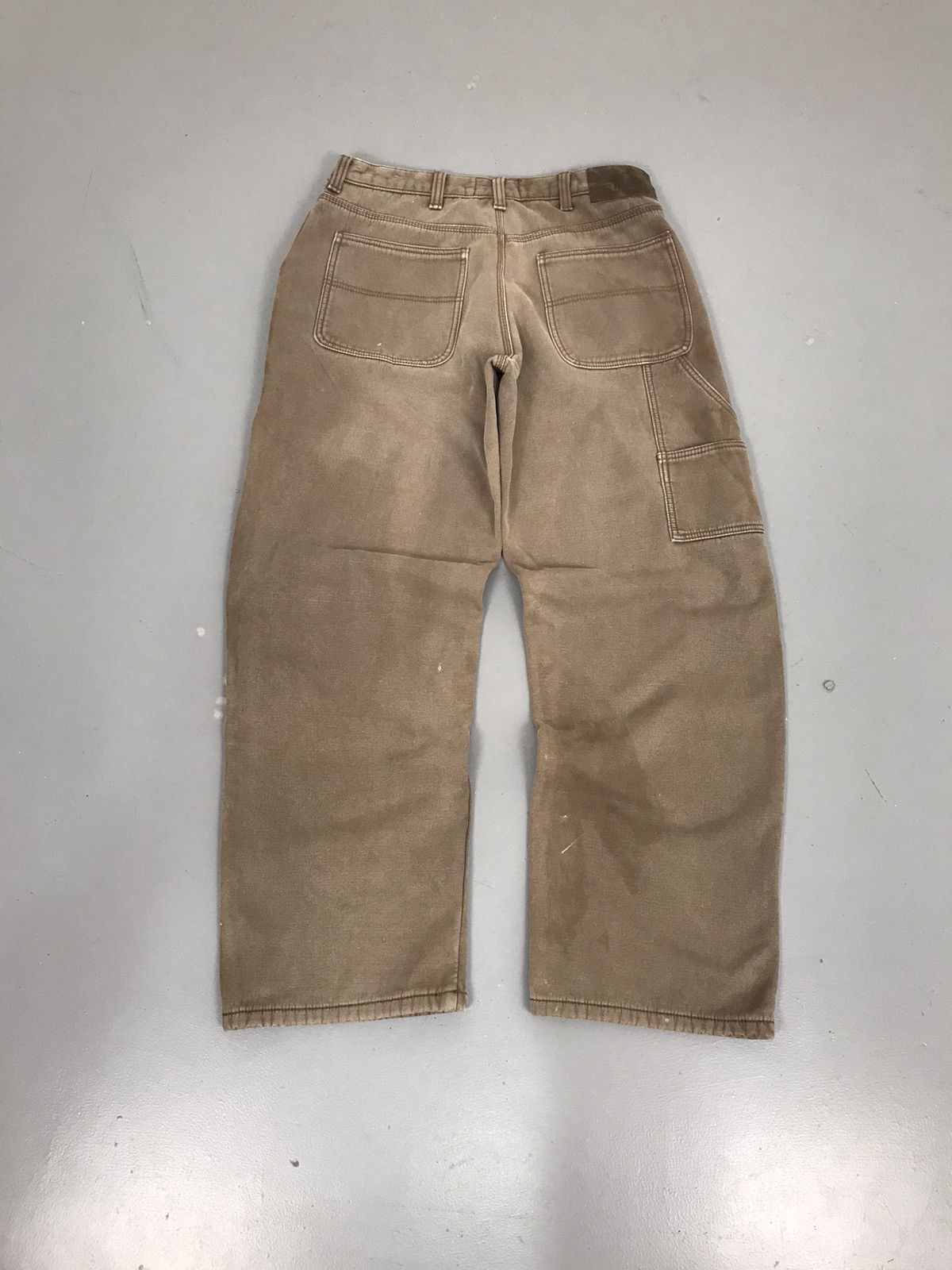 Vintage Vintage old mill winter wear baggy fit carpenter denim Size US 34 / EU 50 - 6 Thumbnail