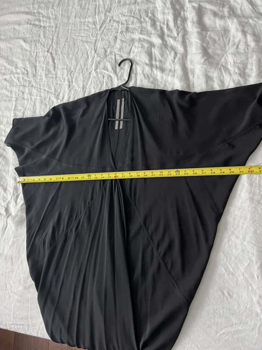 Rick Owens 100% SILK evening Tommykite draped dress M L XL Size US M / EU 48-50 / 2 - 6 Thumbnail