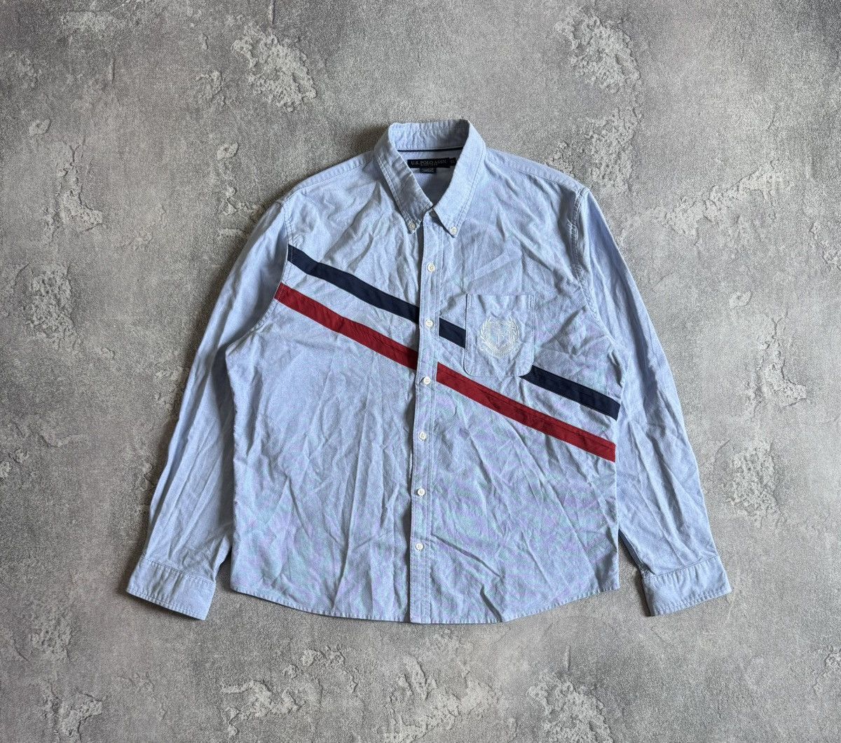 U.S. Polo Assn. U.S.POLO ASSN. USPA shirt button up long sleeve Size US XL / EU 56 / 4 - 5 Thumbnail