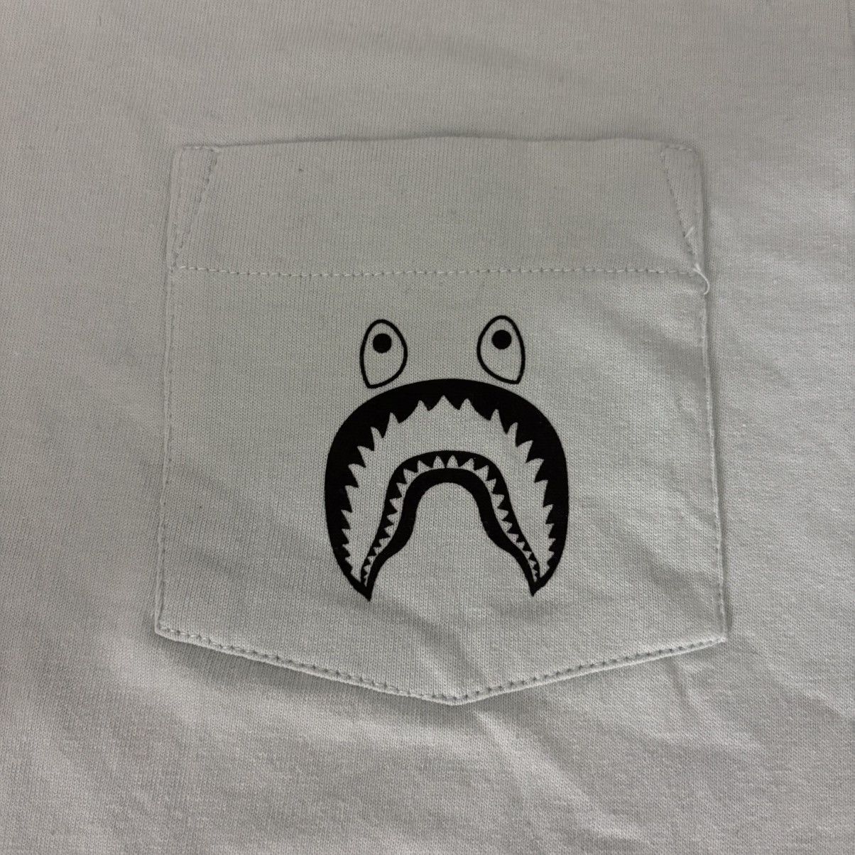 Bape BAPE Shark Pocket Tee Baby Blue Size US S / EU 44-46 / 1 - 3 Thumbnail