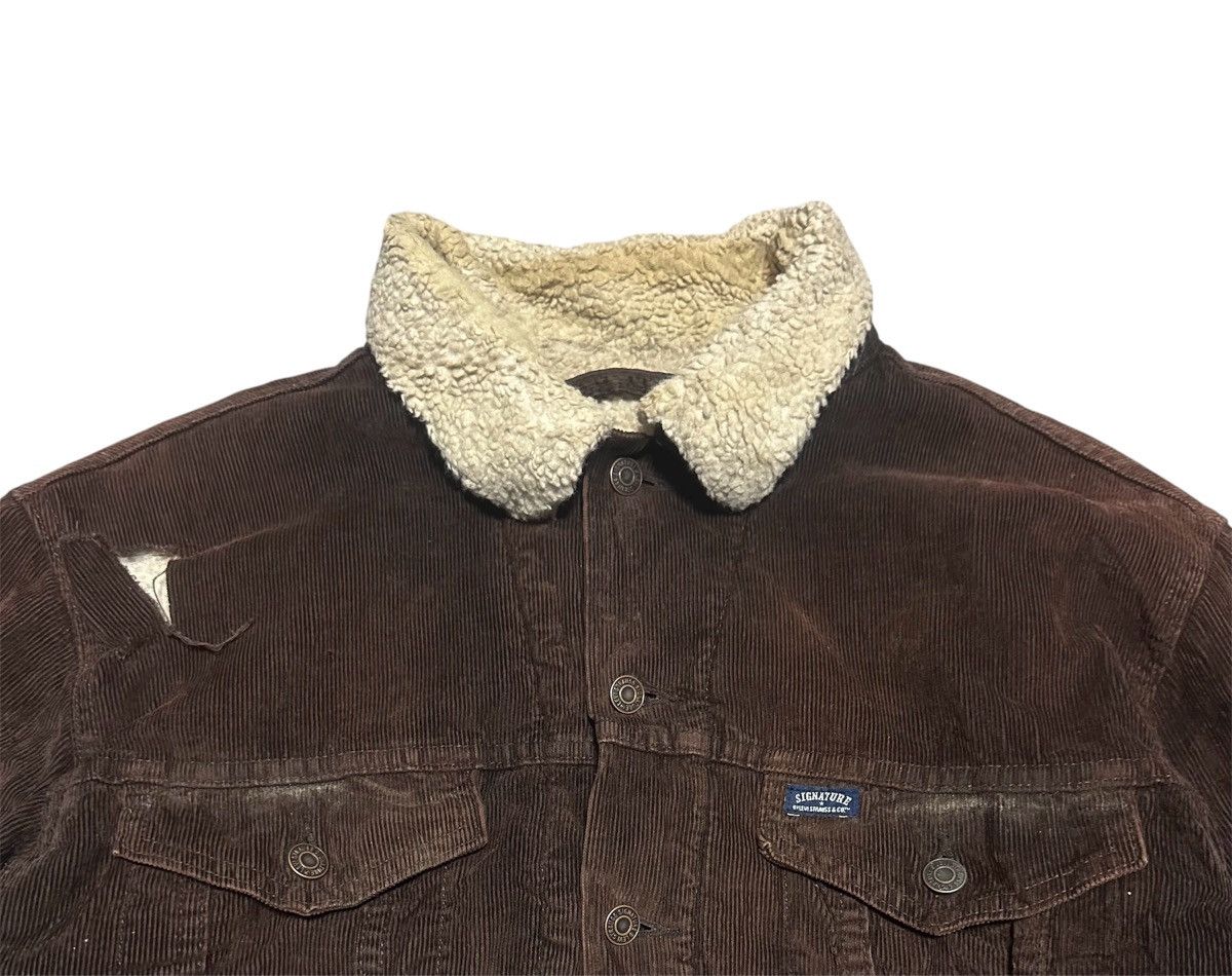 Levi's Trashed Vintage Levis Corduroy Trucker Jacket Sun Faded Size US M / EU 48-50 / 2 - 5 Thumbnail