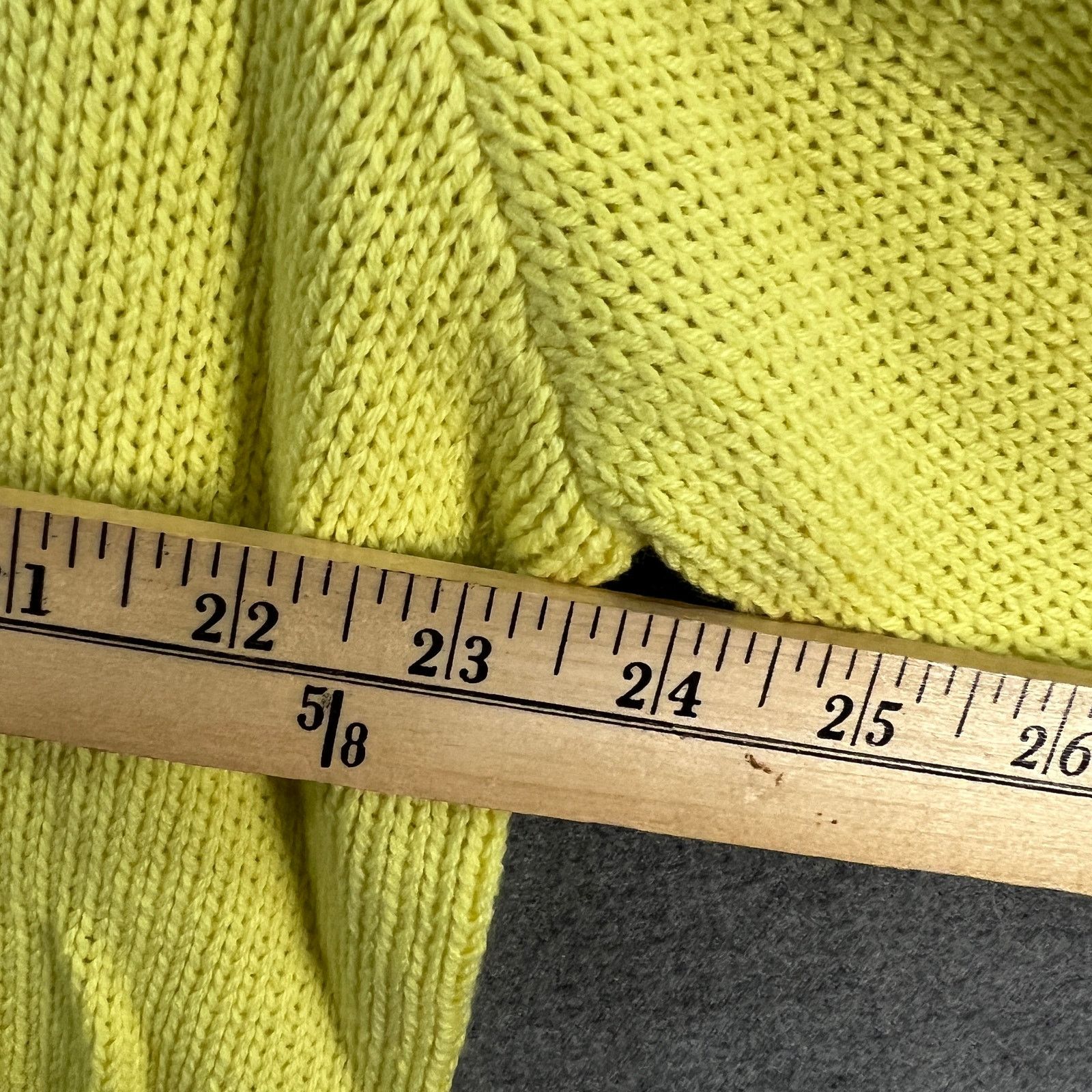 Other Girl With Curves Button-Front V-Neck Cardigan Lemon Size L / US 10 / IT 46 - 6 Thumbnail