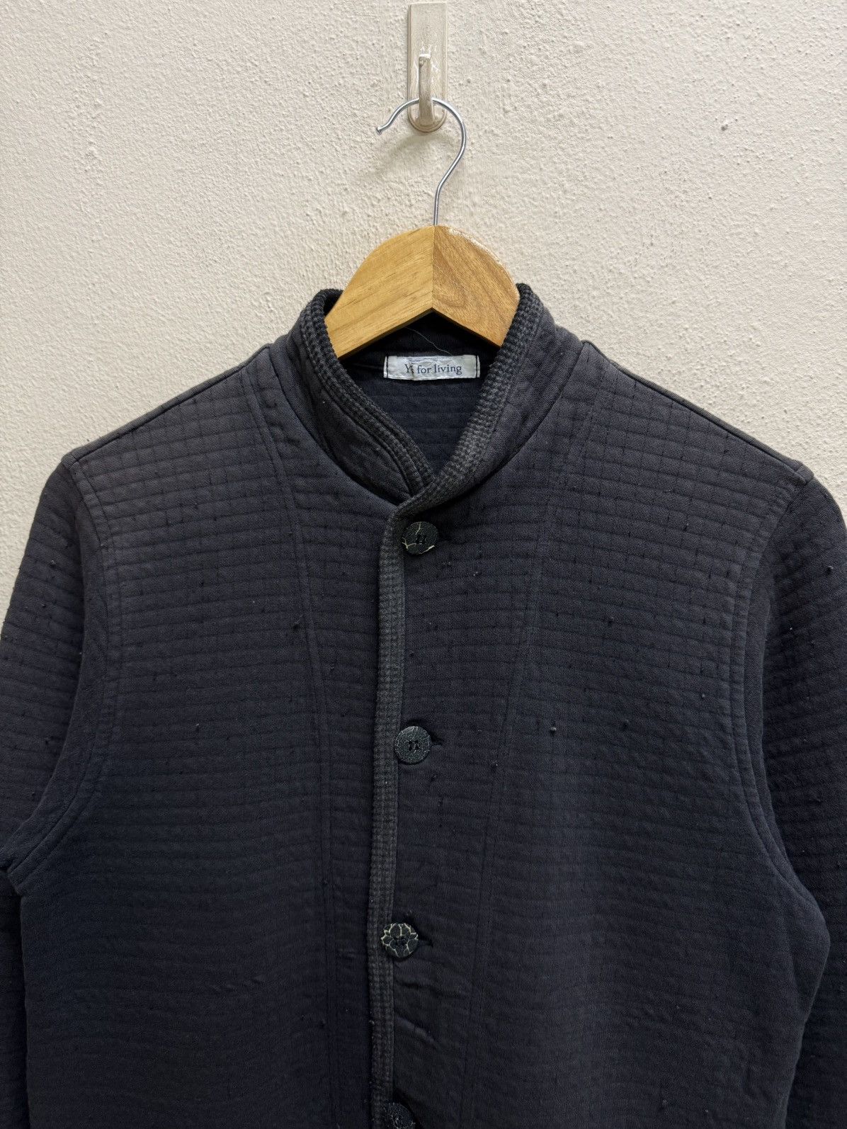 Yohji Yamamoto Vintage Y’s For Living Wood Button Up open Colar Sweatshirt Size US S / EU 44-46 / 1 - 18 Thumbnail