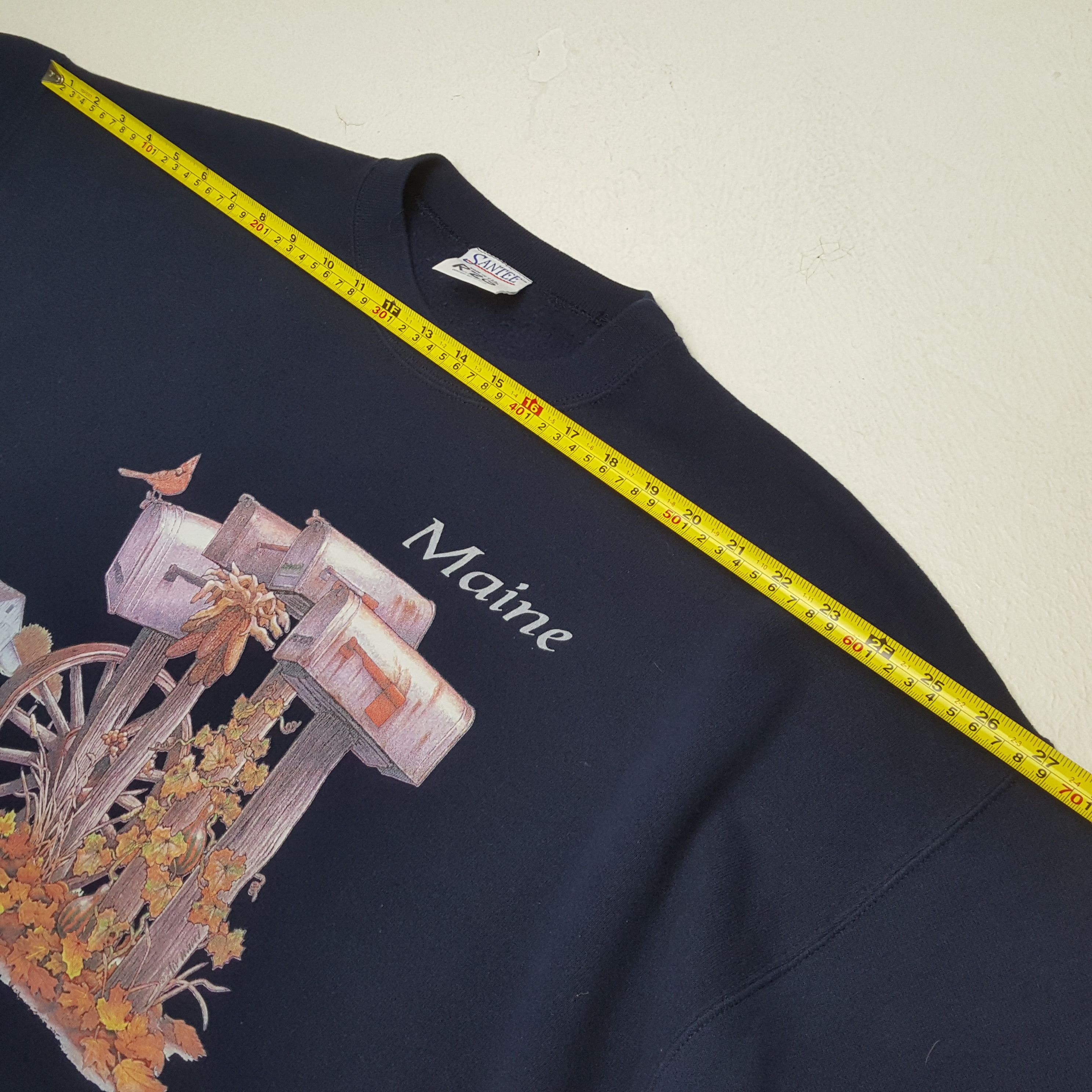Vintage MAINE ART Style Streetwear Vintage Sweatshirt Size US XXL / EU 58 / 5 - 4 Thumbnail