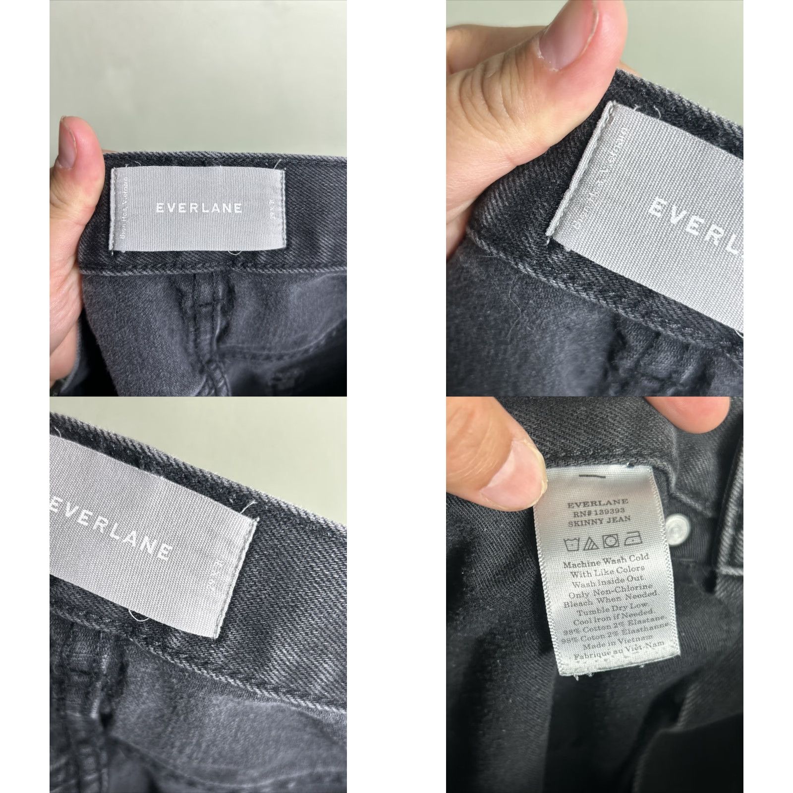Everlane Everlane Skinny Jeans Womens Size 29 Inseam 30 Black Fade - Regular - Jeans - Women - 29 - Skinny - Black - 90s? (No, decade not provided) Size 29" - 9 Thumbnail