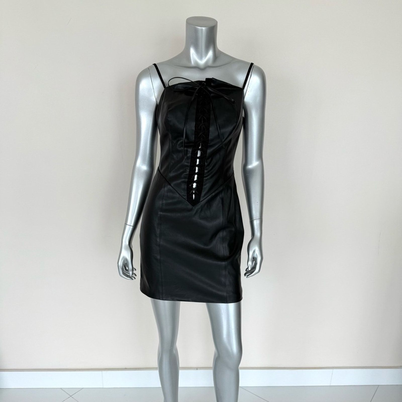 Other Jaswely women corset faux leather dress size M Size M / US 6-8 / IT 42-44 - 1 Thumbnail