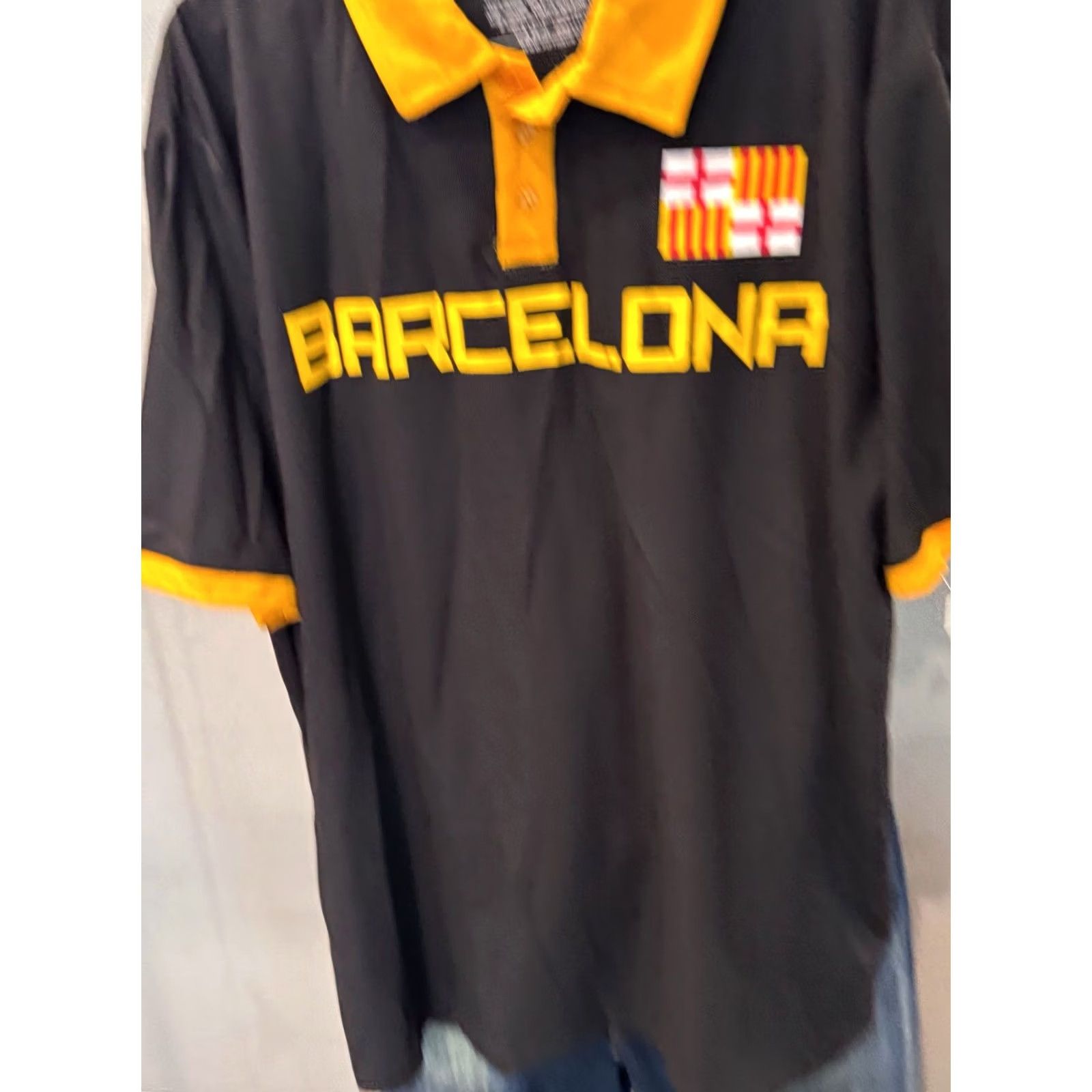 Vintage Fifth Sun Barcelona Polo Shirt L Men Short Sleeve Polo Shirt Large L SHIRT Mens Polo Barcelona L Size US L / EU 52-54 / 3 - 4 Thumbnail