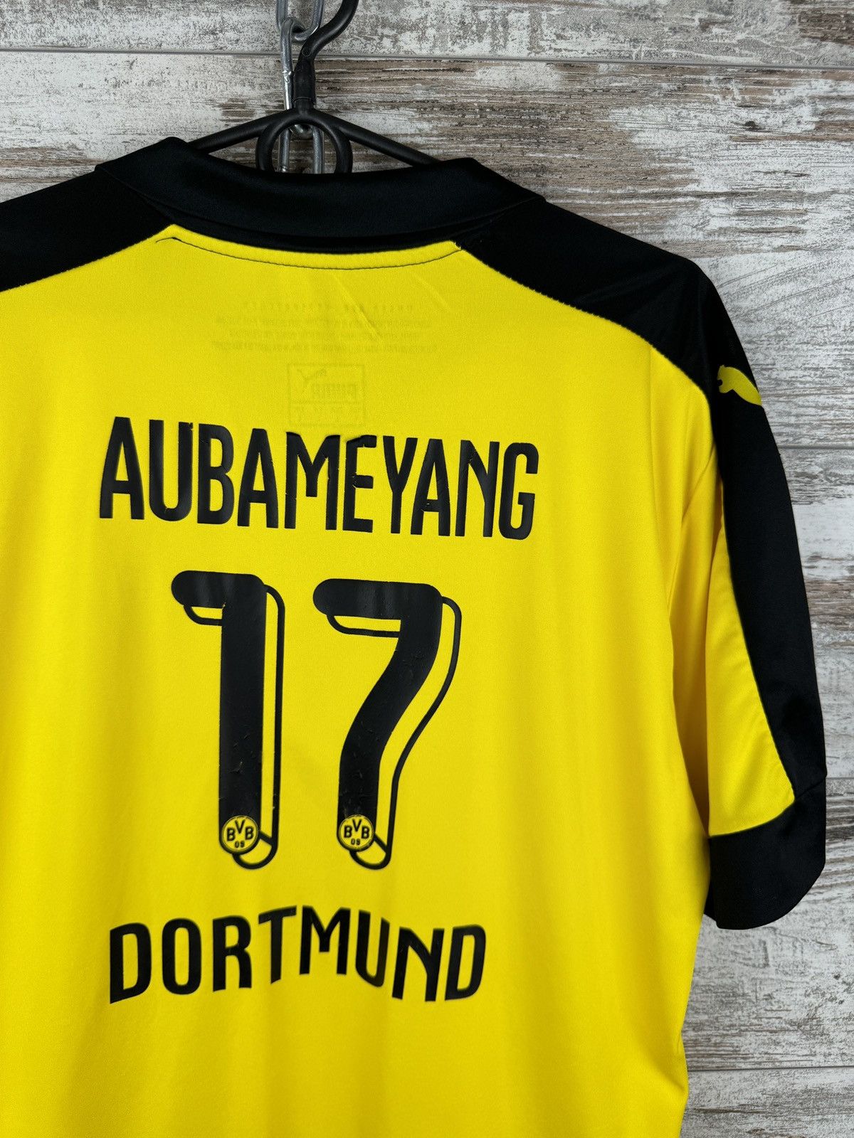 Puma Mens Vintage Puma Borussia Dortmund Aubameyang 17 T-Shirt Size US L / EU 52-54 / 3 - 12 Thumbnail