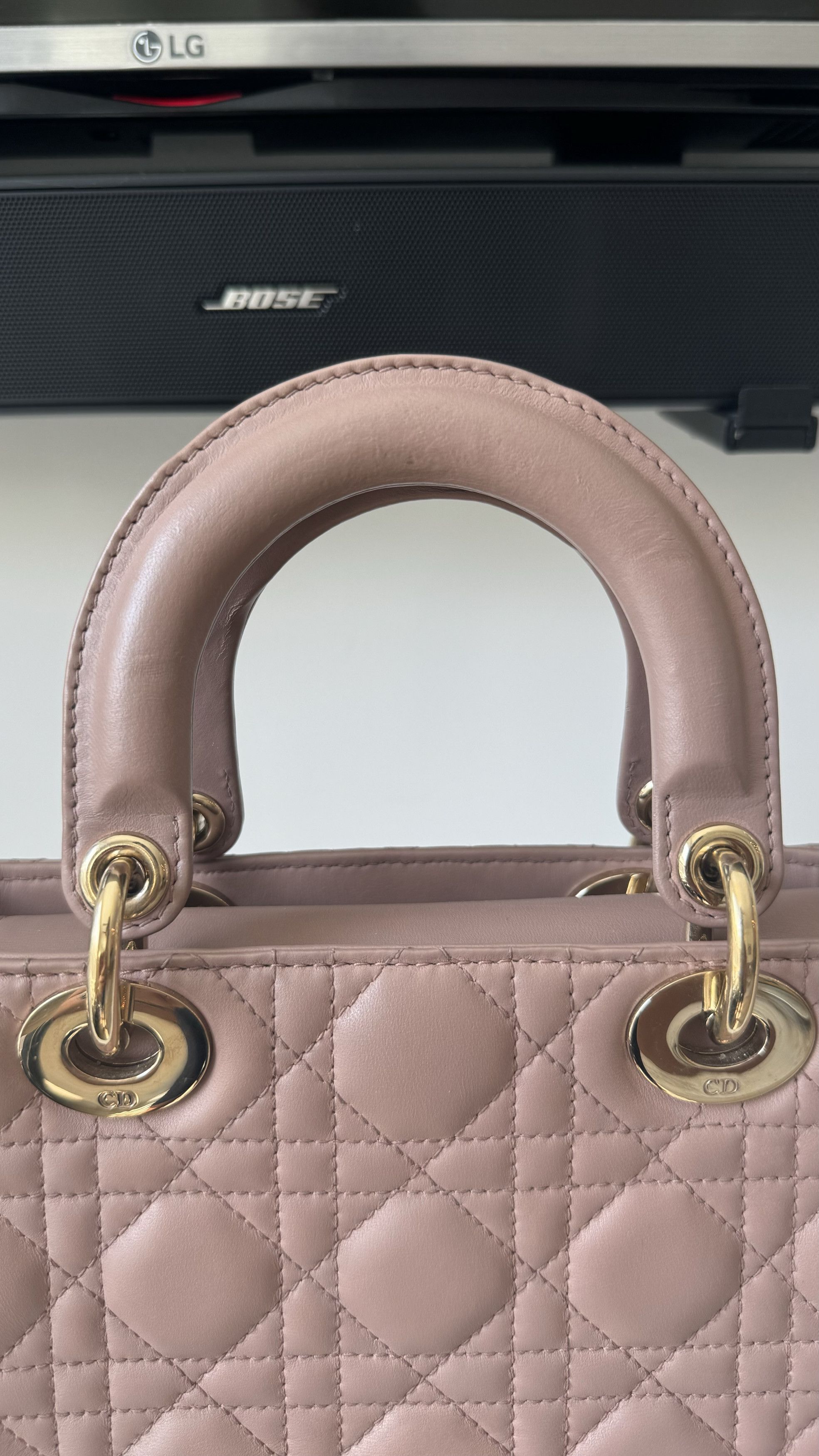Dior DIOR Small Lady Dior My ABCDior Bag - Cannage Lambskin Size ONE SIZE - 13 Thumbnail
