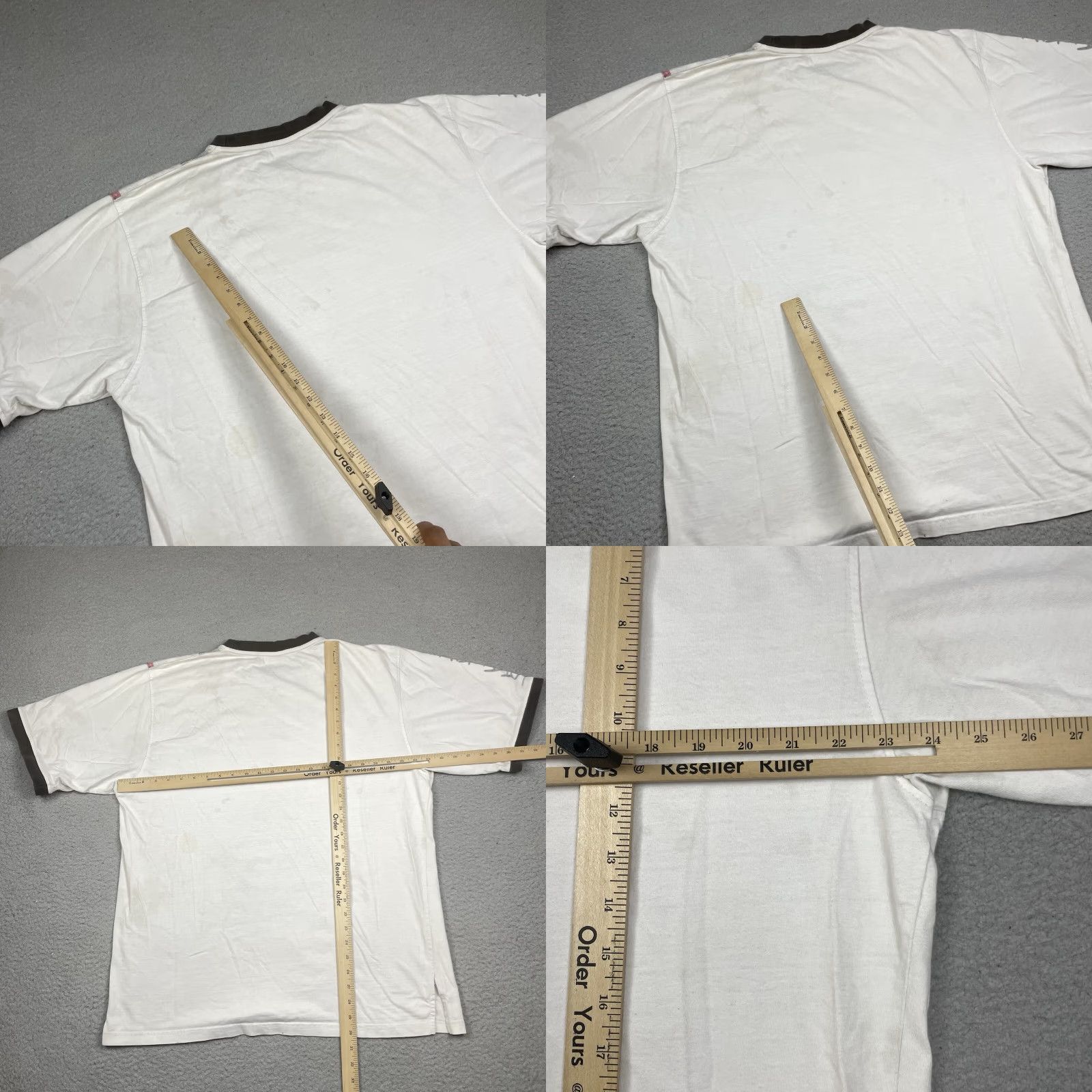 Vintage VINTAGE Sylvester Shirt Lot 29 2XL White T-Shirt Men Short Sleeve Cartoon 90s Logo Size US XXL / EU 58 / 5 - 9 Thumbnail