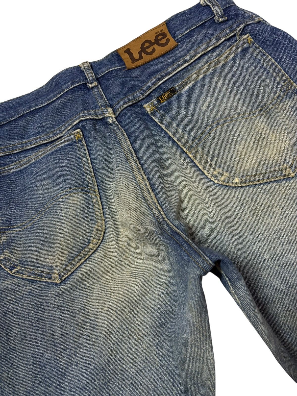 Lee Vtg Lee Japan Mud Washed Distressed Jeans Size US 30 / EU 46 - 9 Thumbnail