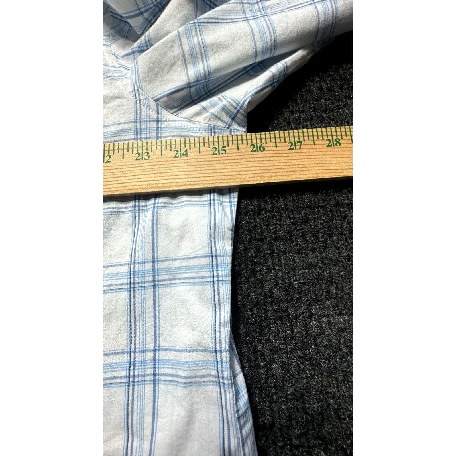 Vintage VINTAGE Jack Nicklaus Long Sleeve Button-Up Mens XL Blue White Plaid Shirt 1604 Size US XL / EU 56 / 4 - 4 Thumbnail